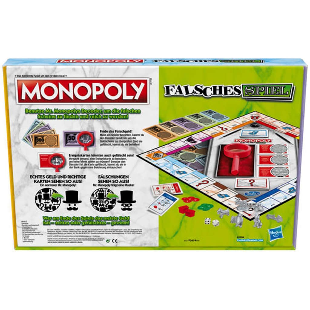 Hasbro Spiel »Monopoly Falsches Spiel«, Made in Europe