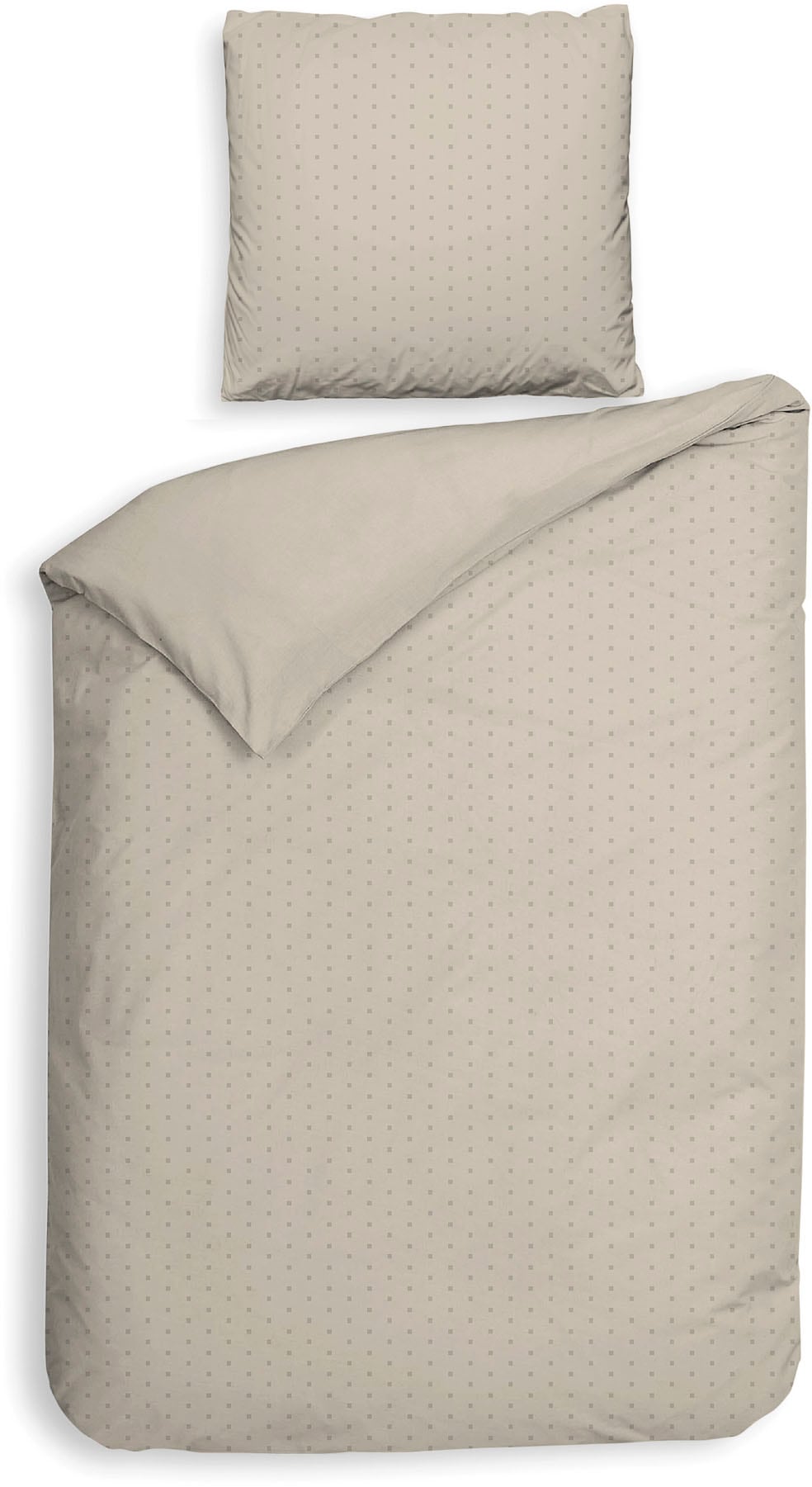 Heckett & Lane Bettwäsche »Punto« 2 Stk. tlg. gepunktet, 100% Baumwolle ab günstig online kaufen