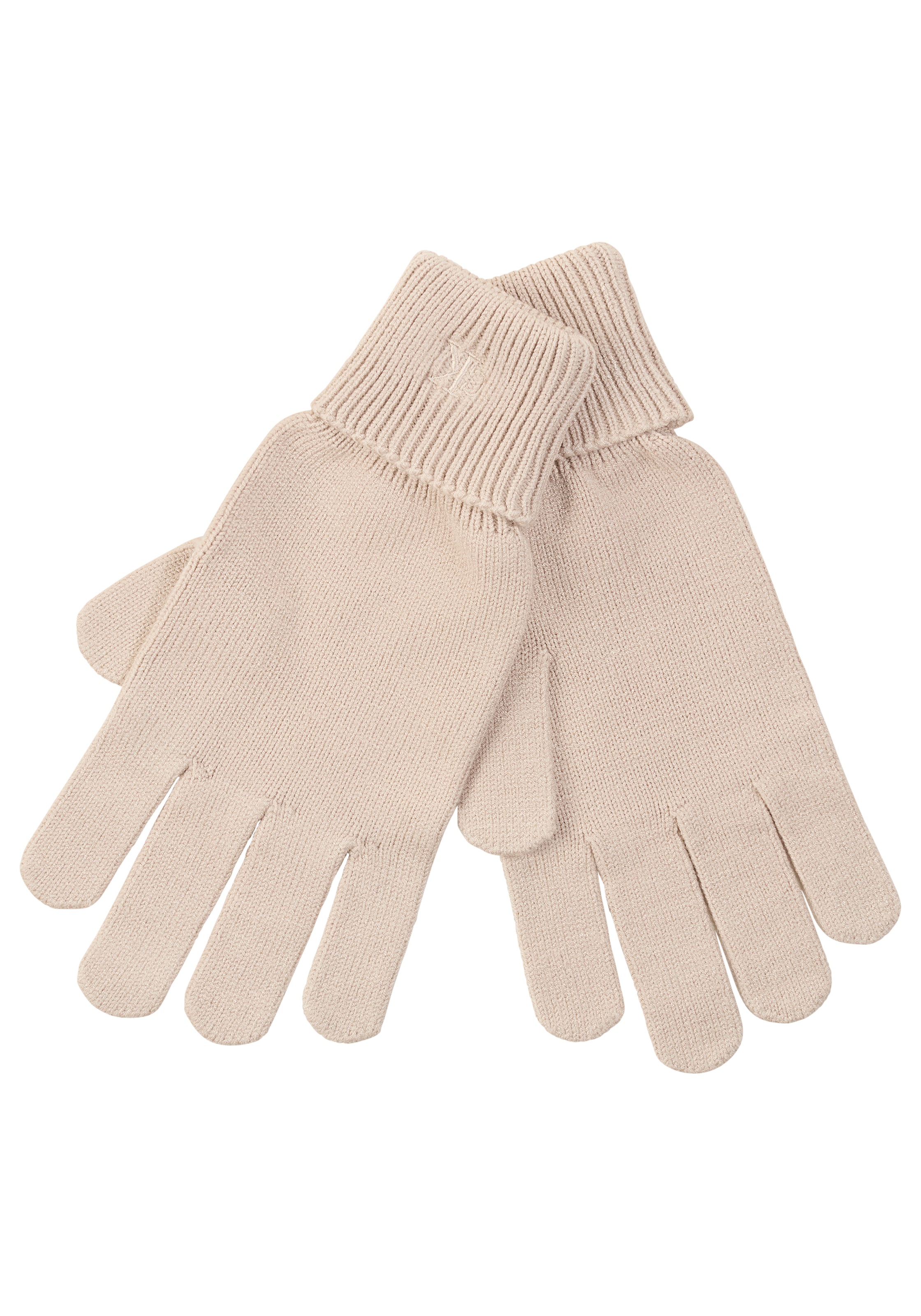 CALVIN KLEIN Strickhandschuhe »CK FINE RIB GLOVES« Fingerhandschuhe BLACK