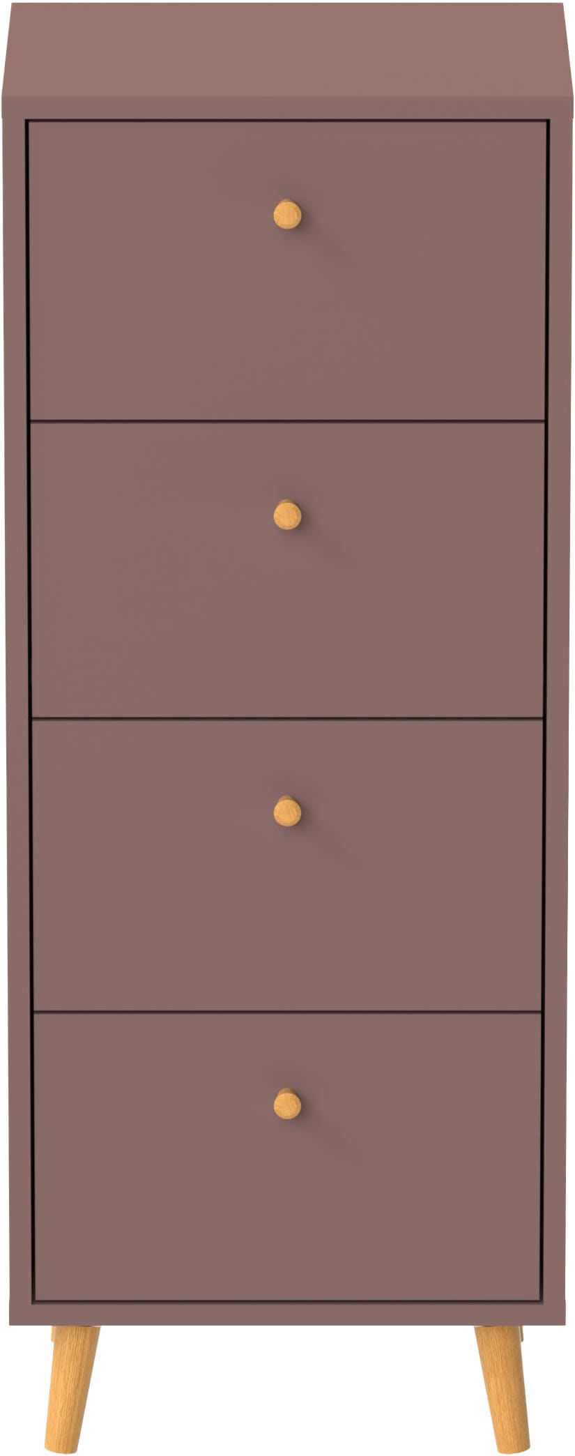 Schildmeyer Kommode »Bjarne, modernes & zeitlose Farbe, Breite 40 cm, Made in Germany« 1 Stk. tlg. Modernes & Zeitloses Design in Mauve, Made in Germany