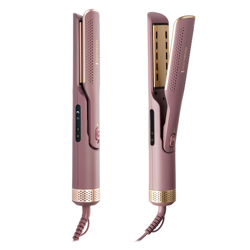 REMINGTON Warmluftbürste »AIRvive2-in-1 Airstyler(AS8930)« 2-in-1 Glätteisen: Nass-& Trockenanwendung, Ionic Air, Anti Frizz mauve/gold Federnd...