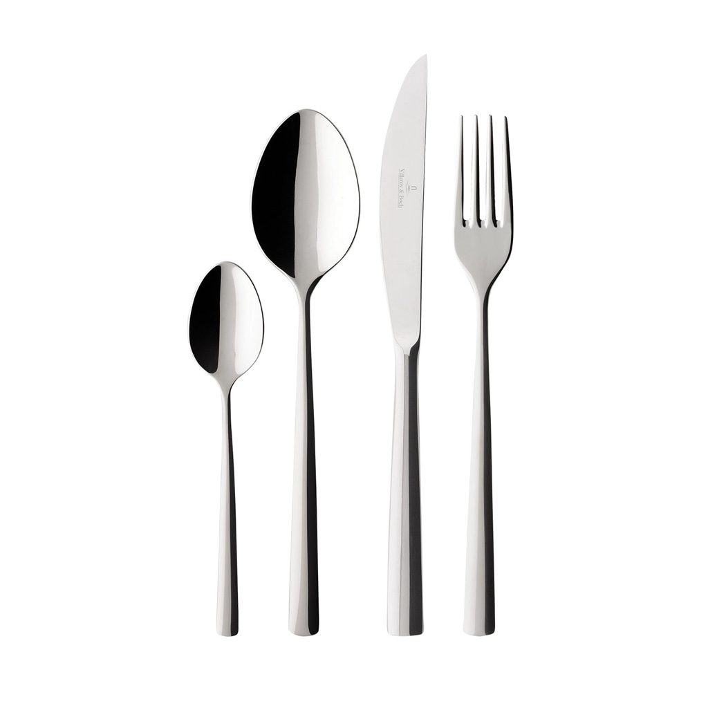 Villeroy & Boch Besteck-Set »Tafelbesteck Piemont 24er Set silber« günstig online kaufen