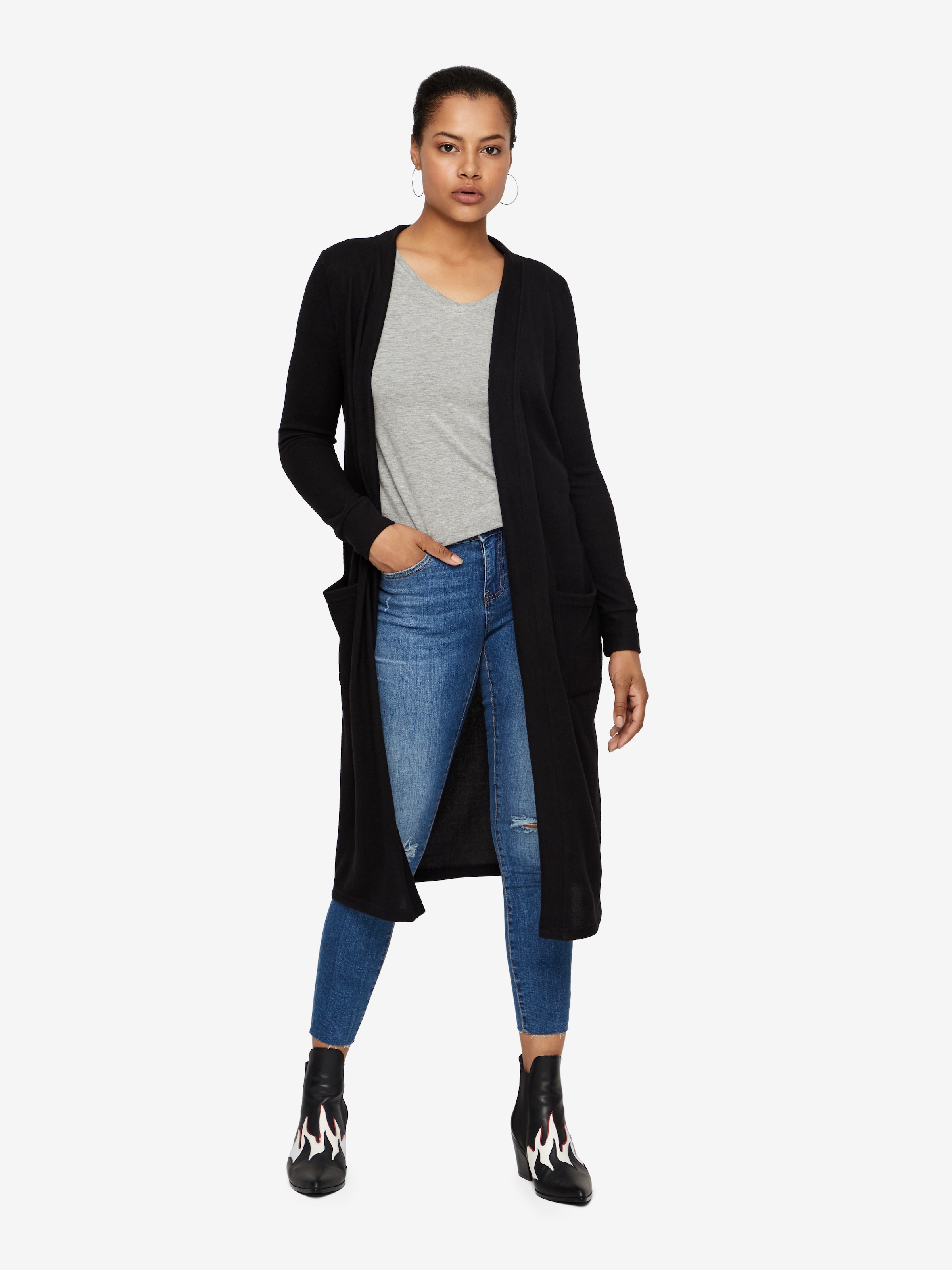 Noisy may Longstrickjacke »NMCITY L/S LONG CARDIGAN NOOS«
