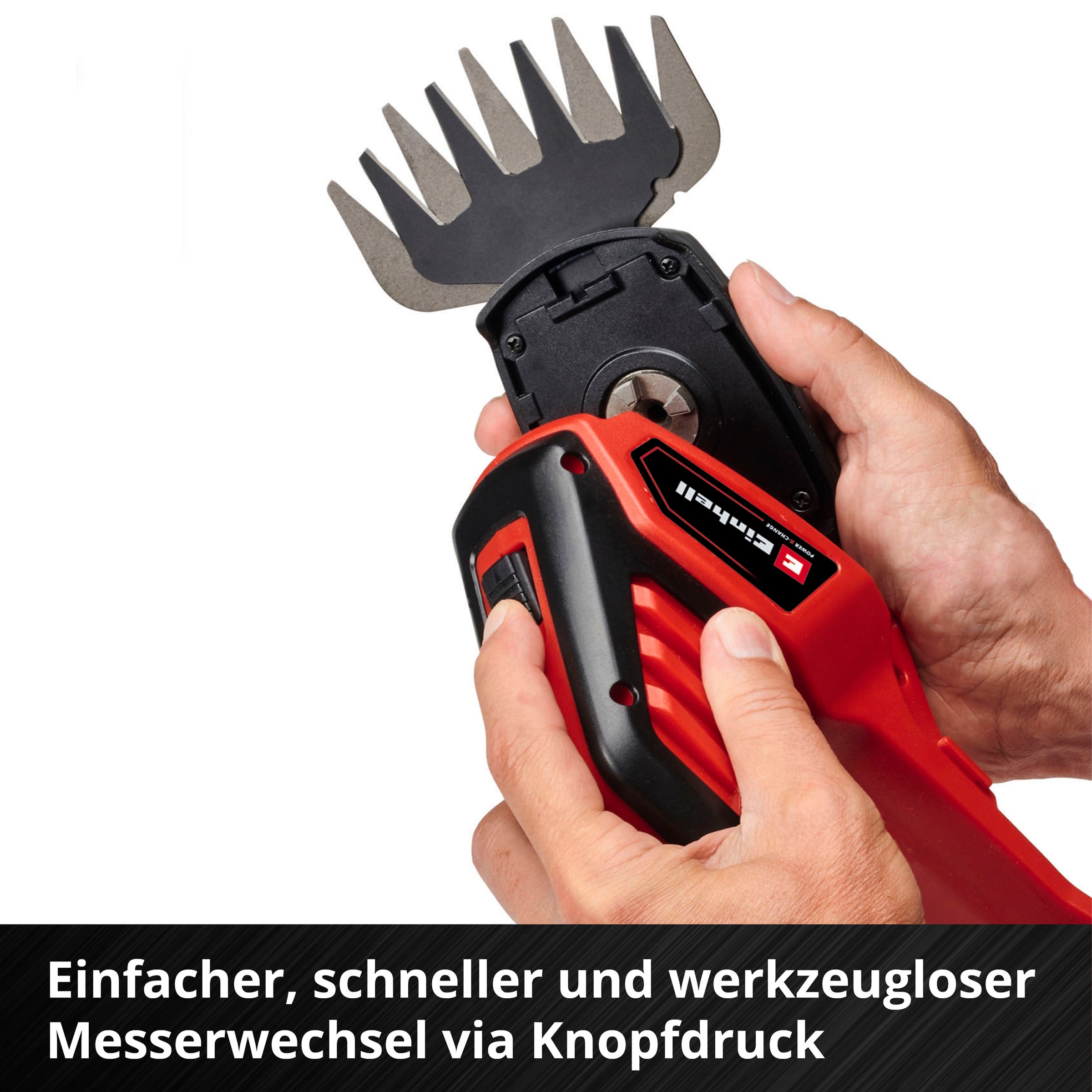 Einhell Akku-Gras- und Strauchscherenset, ohne Akku und Ladegerät