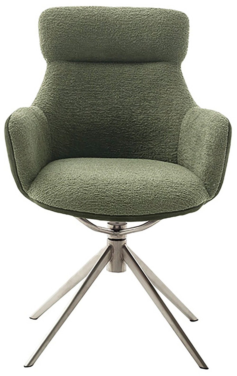 MCA furniture Esszimmerstuhl »PELION«, Feingewebe, (2er-Set), drehbar 360°, Dreh- & Schwingfunktion, Sitzhöhe ca. 50 cm
