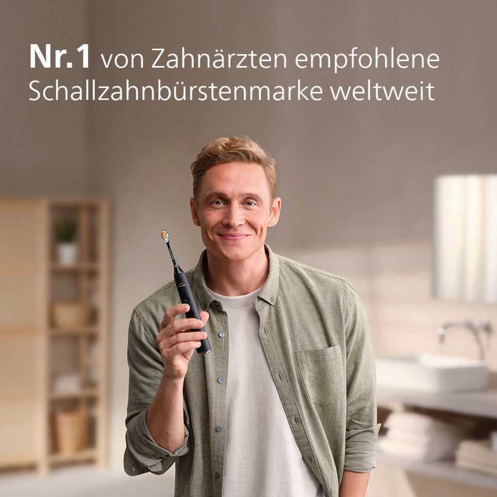 Philips Sonicare Elektrische Zahnbürste »DiamondClean 9000 HX9914«, 2 St. Aufsteckbürsten