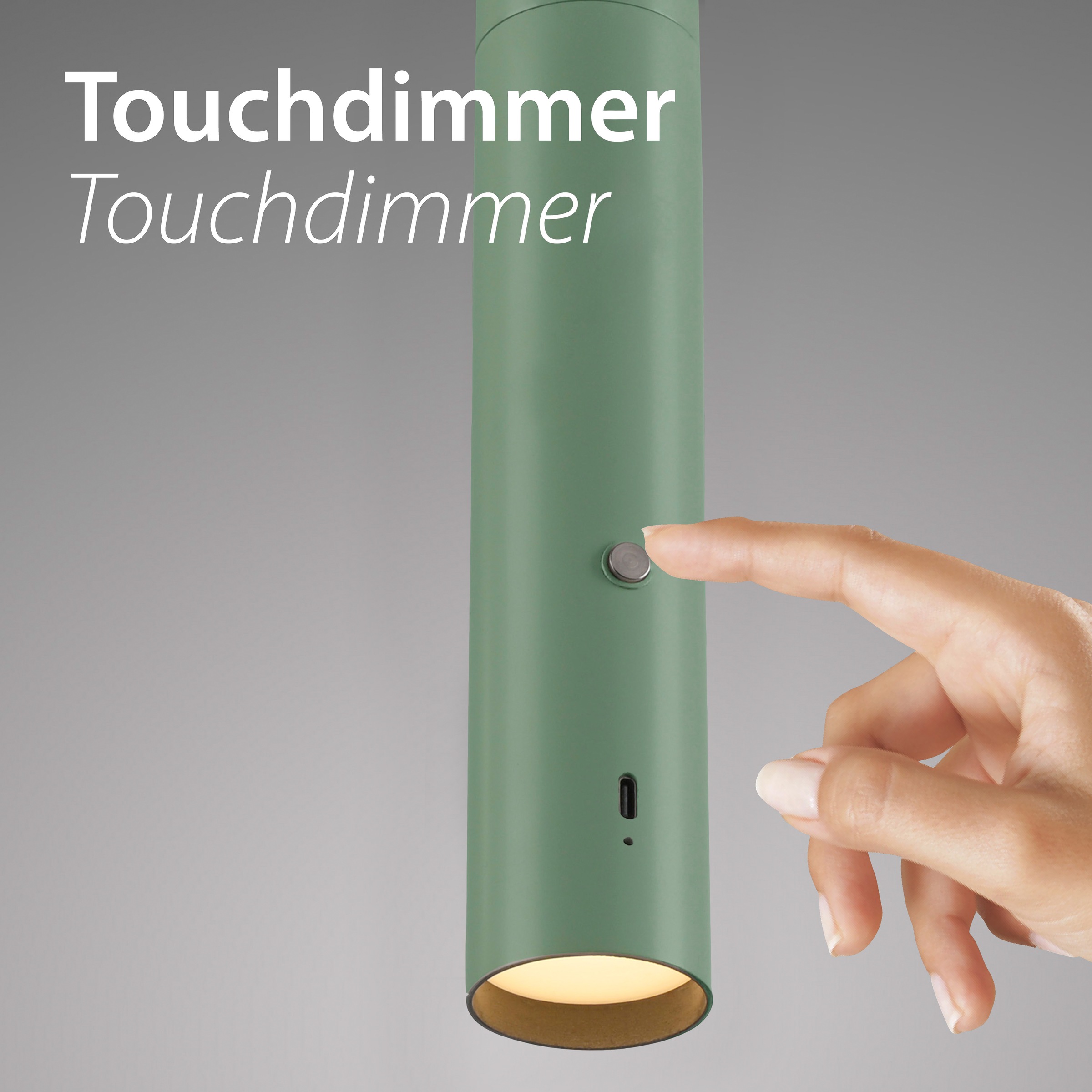 JUST LIGHT Pendelleuchte »ATTACH«, 1 flammig, Leuchtmittel LED-Modul | LED fest integriert, Akkuleuchte