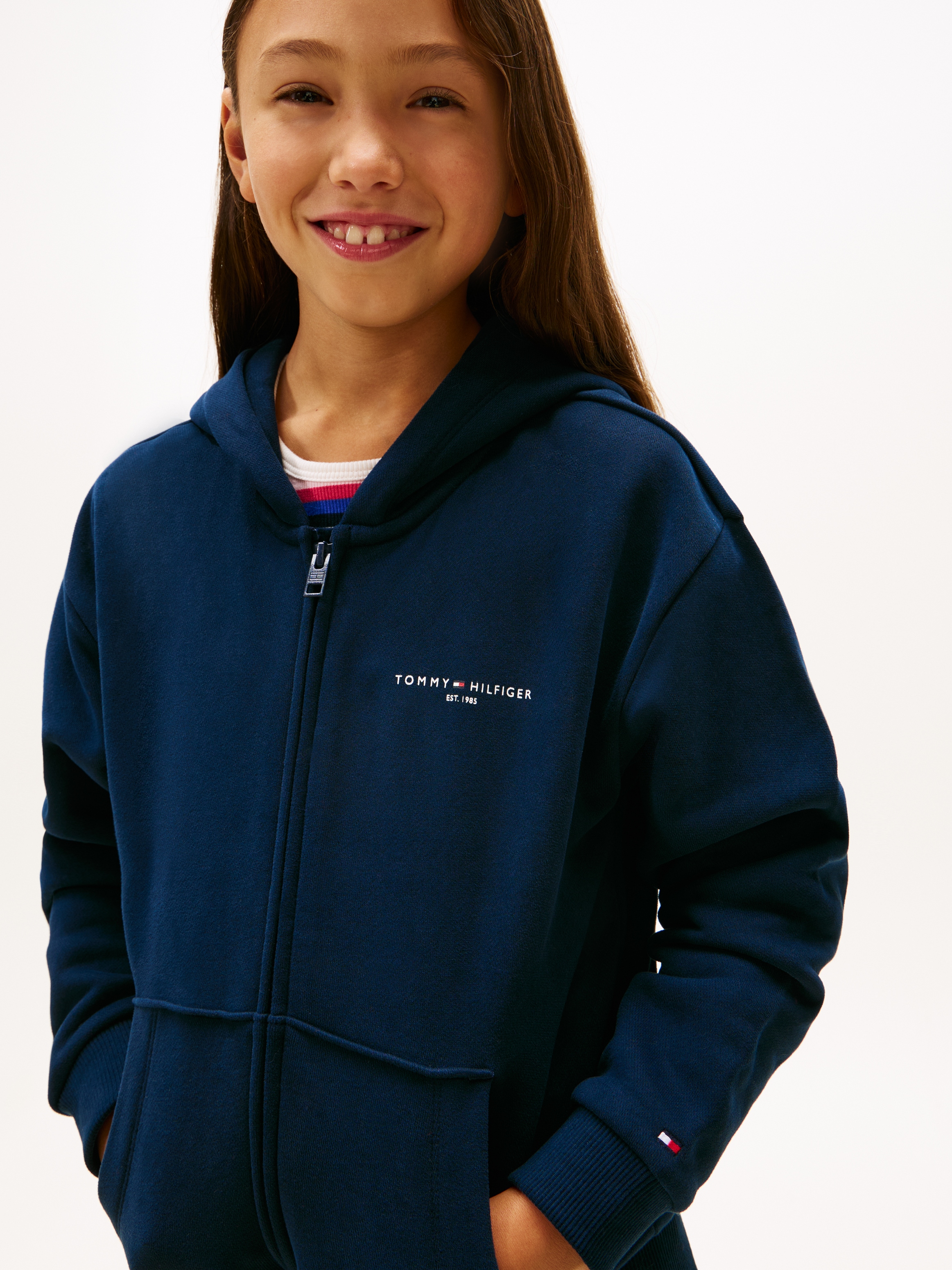 Tommy Hilfiger Sweatjacke Regular fit, für Kinder bis 16 Jahre