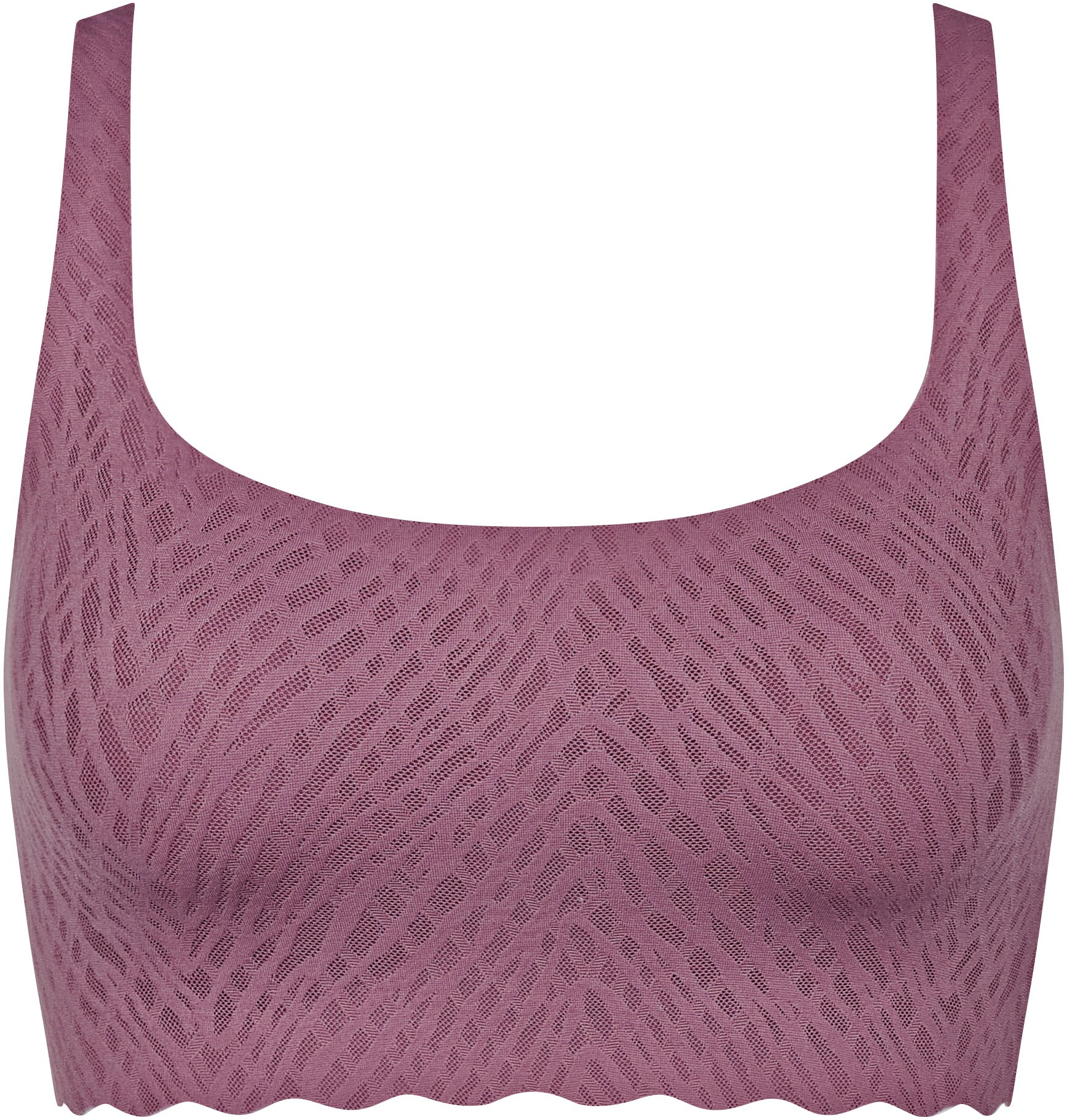 sloggi Bustier »ZERO Feel Bliss Top«, unsichtbar mit Spitzenoptik