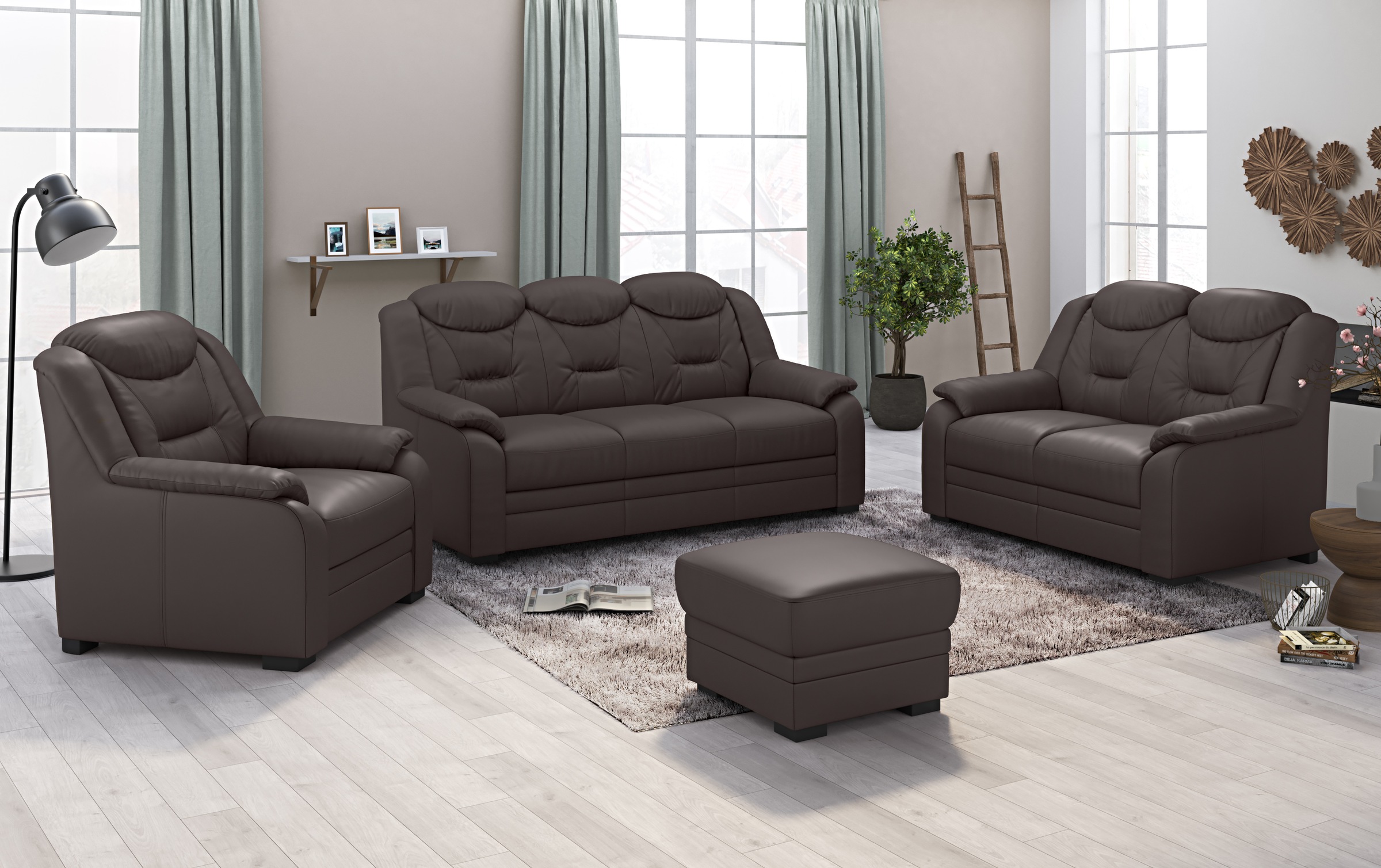 COTTA 3-Sitzer "Marcus" Sofa mit hoher Rückenlehne günstig online kaufen