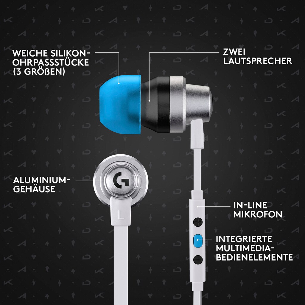 Logitech G In-Ear-Kopfhörer »G333«