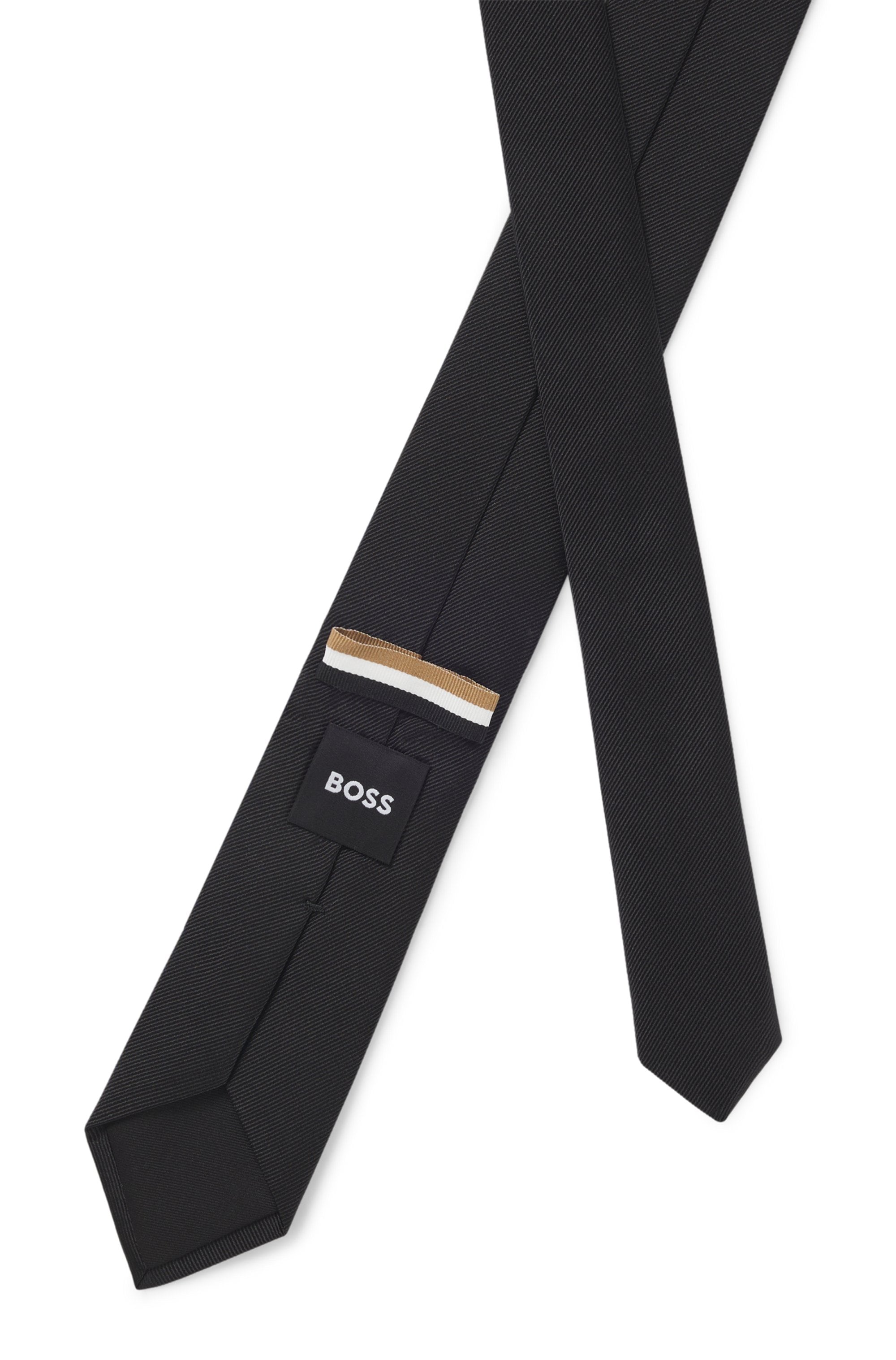 BOSS Krawatte »H-TIE 6 CM«, in Italien gefertigt