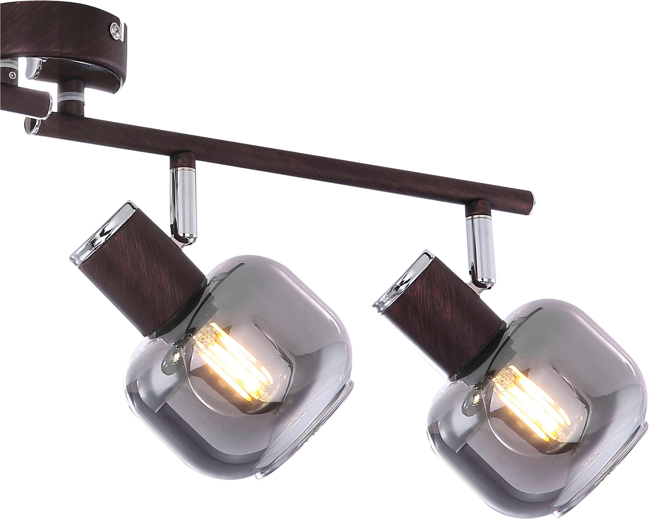 GLOBO LIGHTING Deckenstrahler »PALLO« E14 1 Stk. Spot Deckenspot Flur Schlafzimmer Wohnzimmer