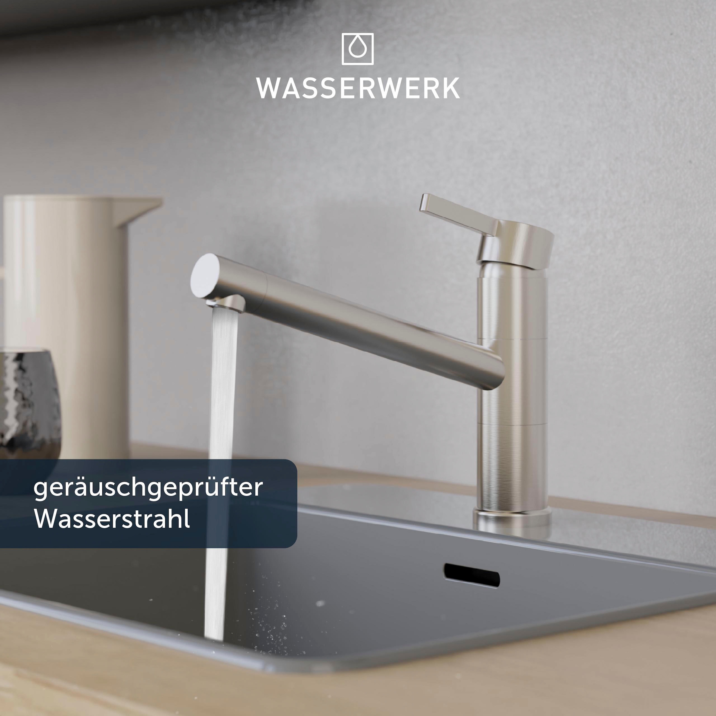 WASSERWERK Spültischarmatur »WK 6, Wasserhahn, Küche, Einhebelmischer«