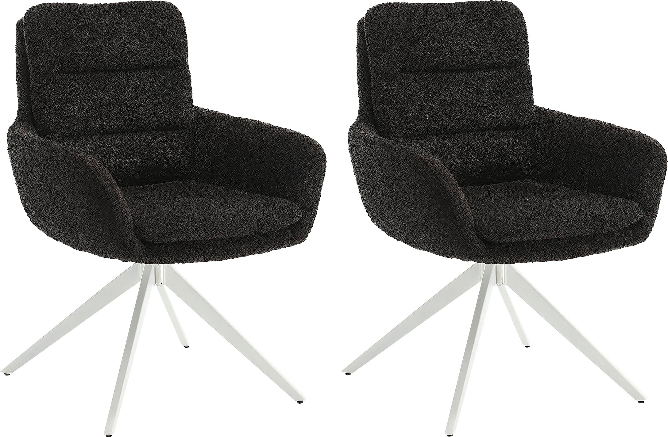 Home affaire Esszimmerstuhl »Taragona«, (Set), 2 St., Boucle, mit unterschi günstig online kaufen