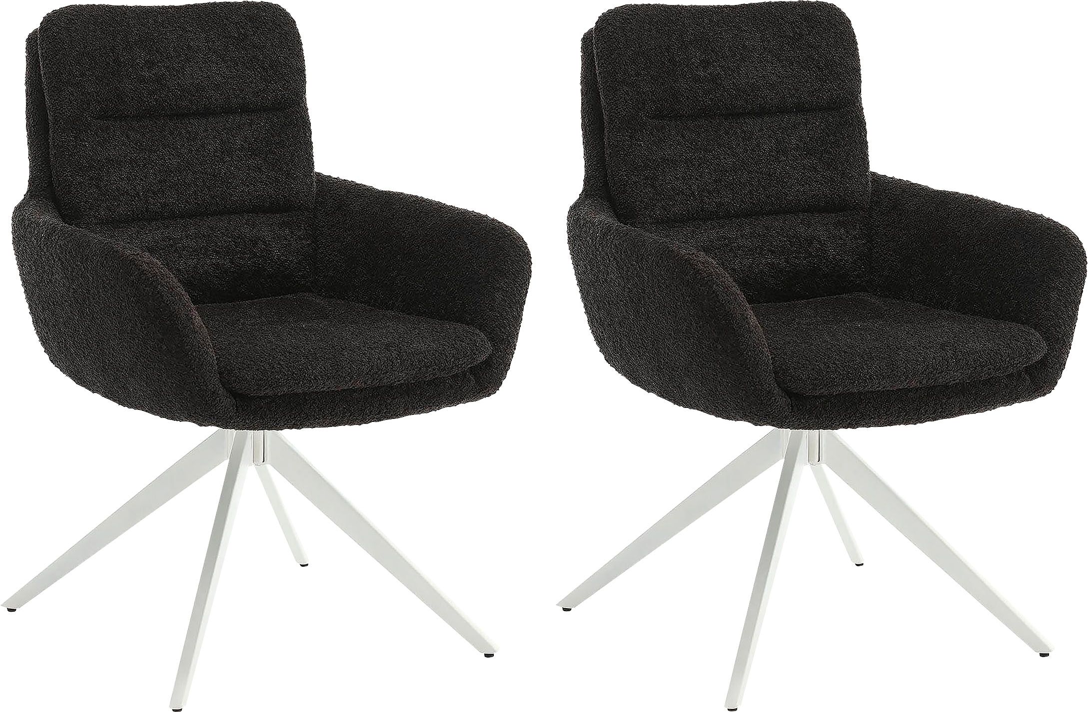 Home affaire Esszimmerstuhl »Taragona« (Set) 2 Stk. Boucle mit unterschiedl günstig online kaufen