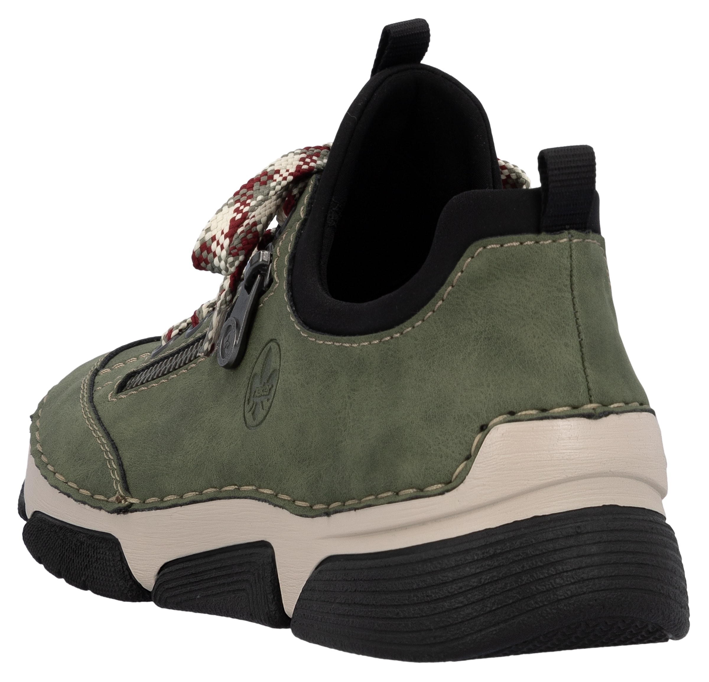 Rieker Slip-On Sneaker, Schlupfschuh, Halbschuh, Freizeitschuh mit weicher Innensohle