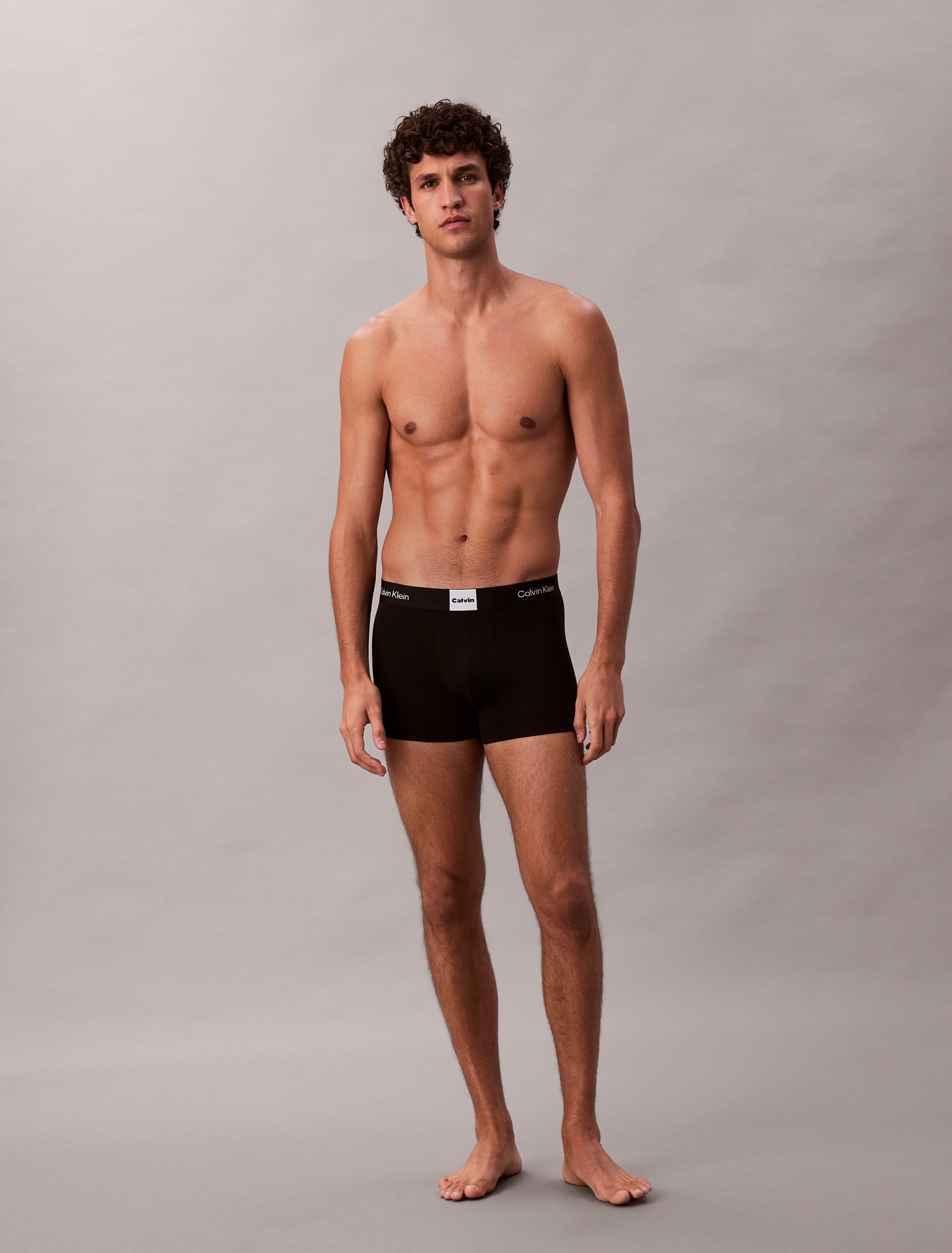Calvin Klein Underwear Trunk »LOW RISE TRUNK 3PK« Packung, 3er-Pack, 3 Stk. Mit elastischem Bund