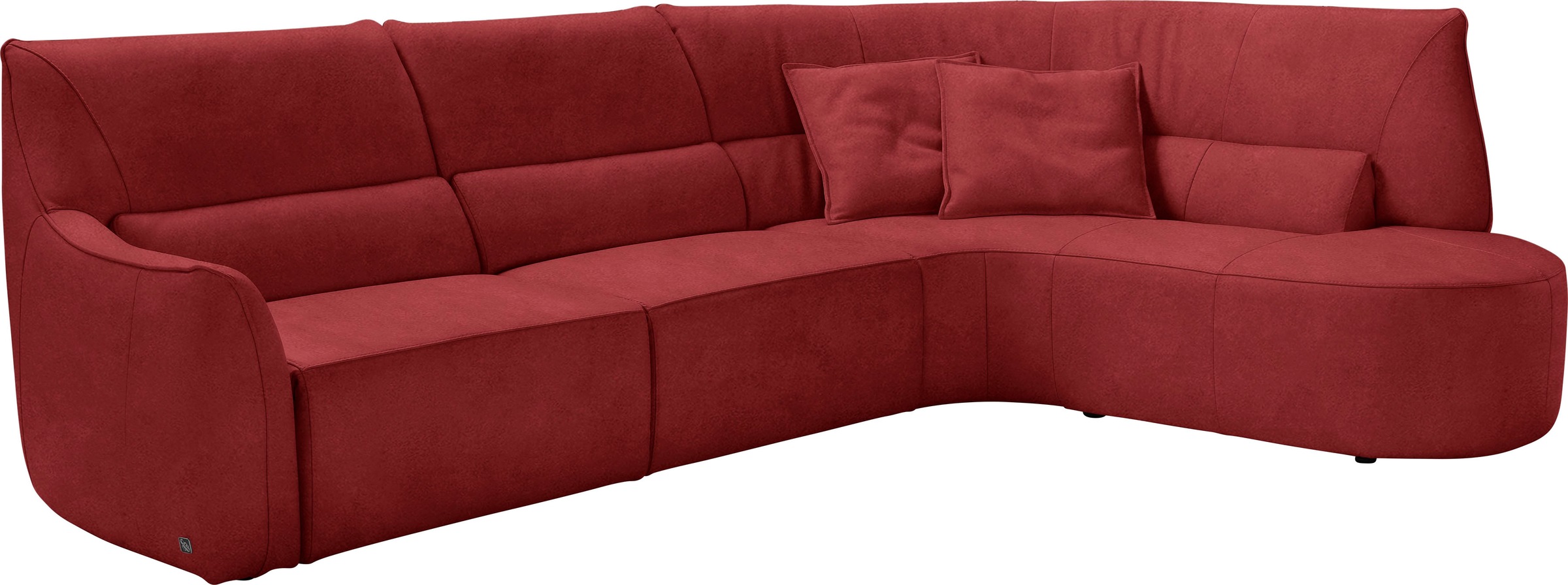 Egoitaliano Ecksofa »Puffy, extravagant & edel, Retro Designsofa, hoher Sit günstig online kaufen