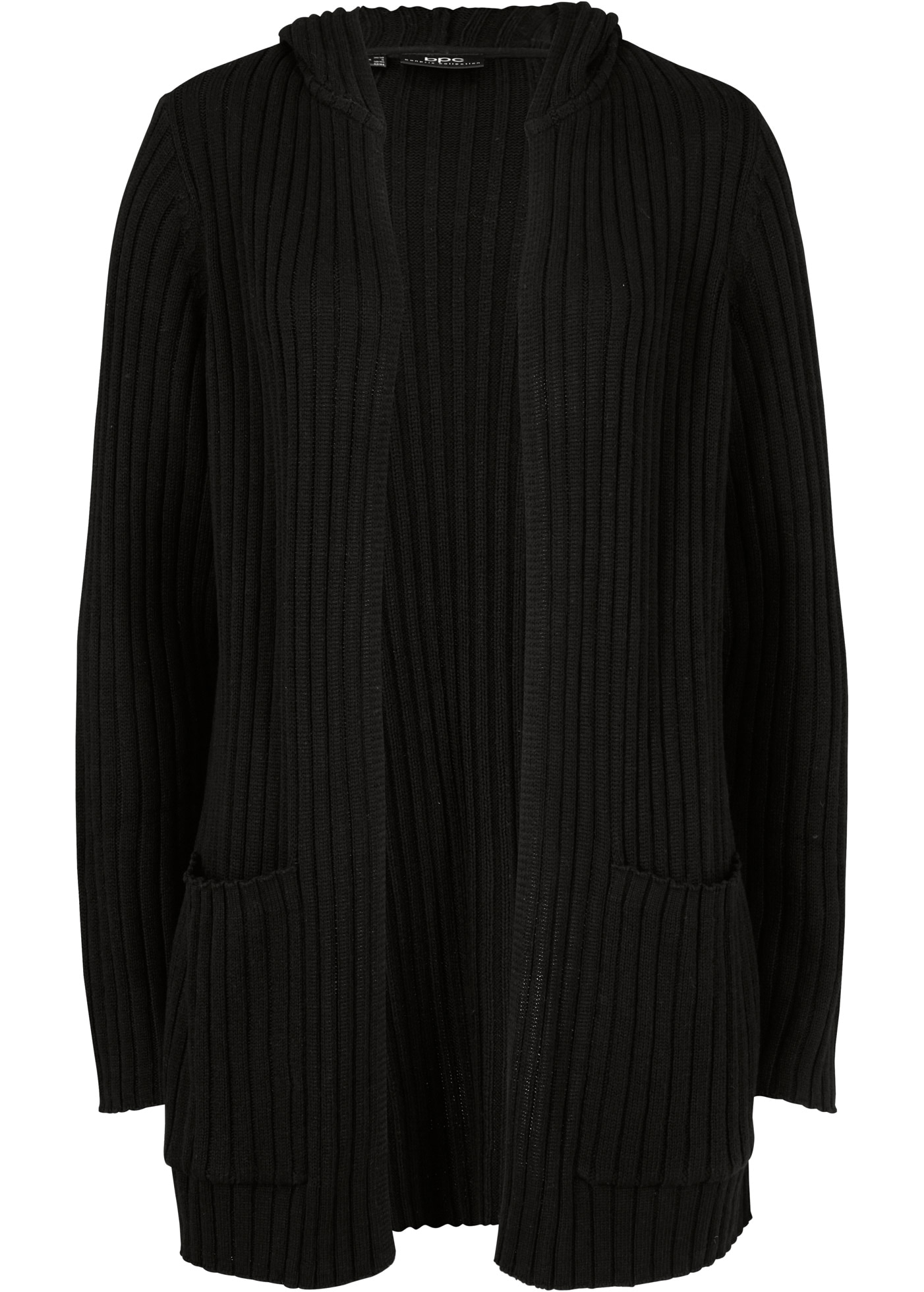 bonprix Strickjacke mit Kapuze