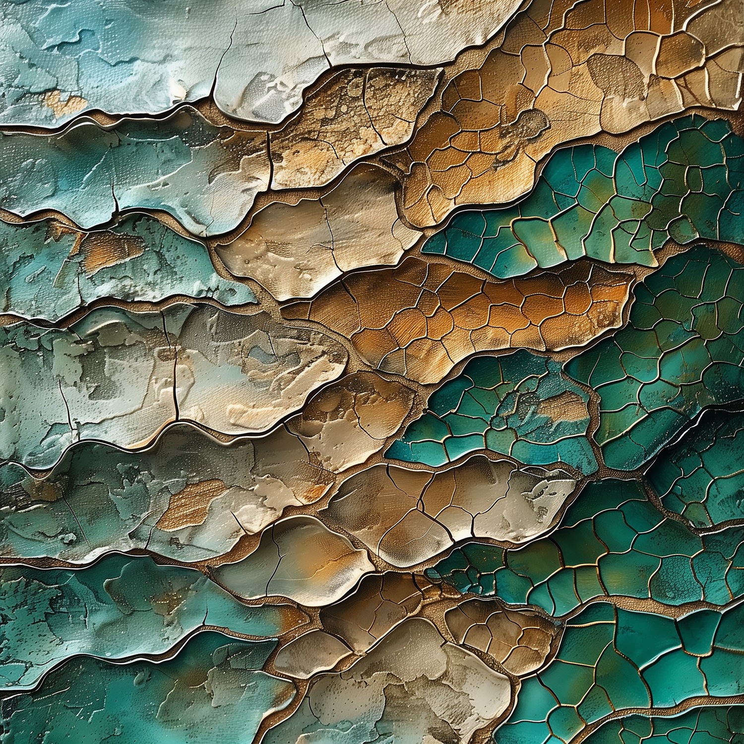 queence Acrylglasbild »Abstraktes Mosaik«, Abstrakt-Abstrakte-Formen-Gemäld günstig online kaufen