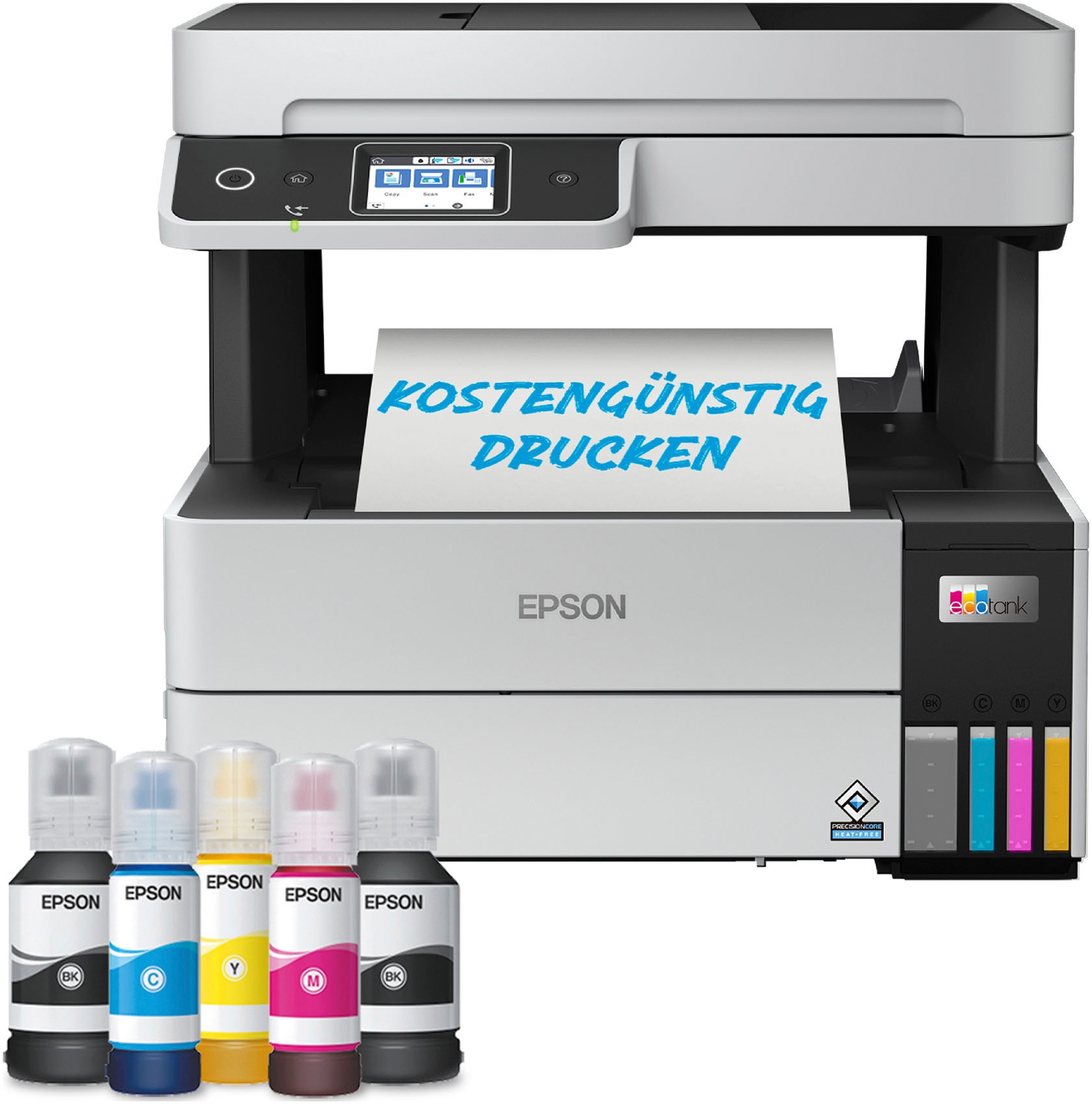 EPSON Tintenstrahldrucker »EcoTank ET-5170« grau Beidseitiger Druck, Display