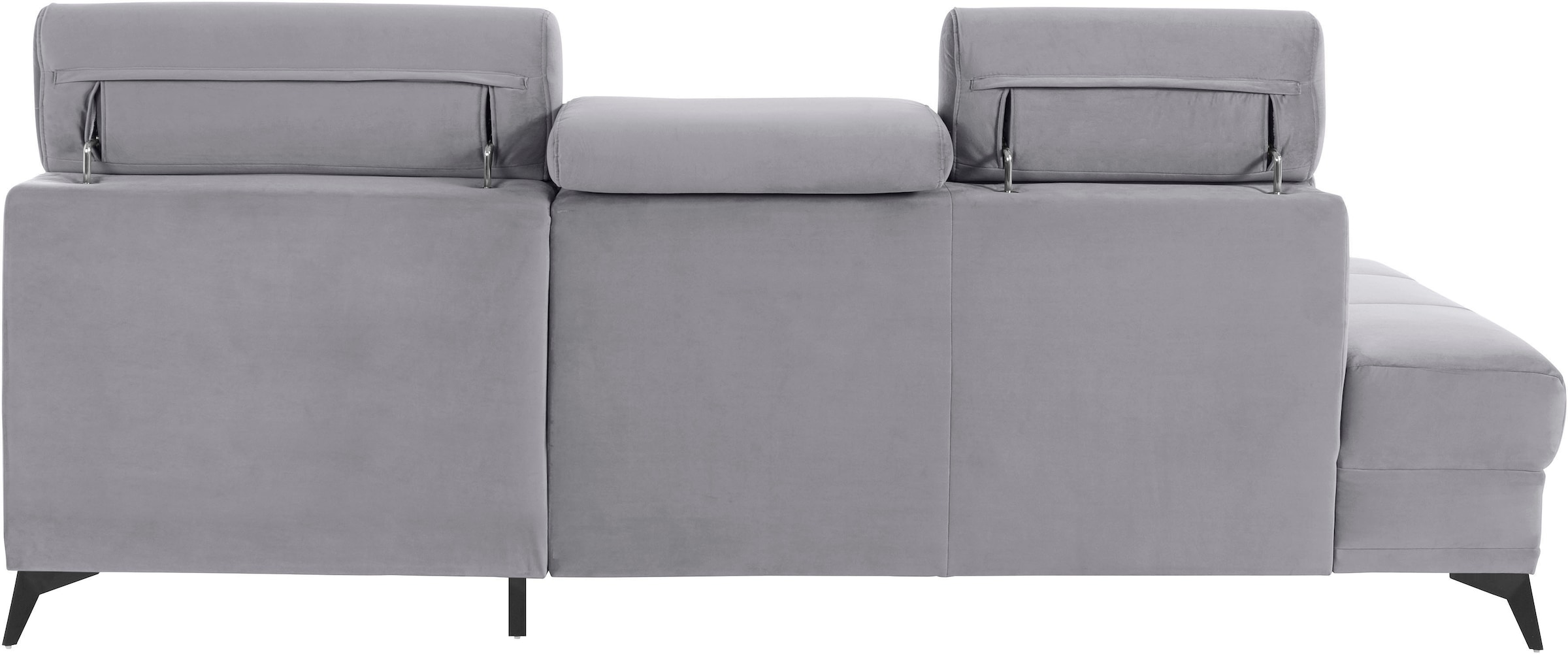 INOSIGN Ecksofa »Cardiz L-Form«, inkl.Kopfteilverstellung und Federkern wahlweise mit Bettfunktion