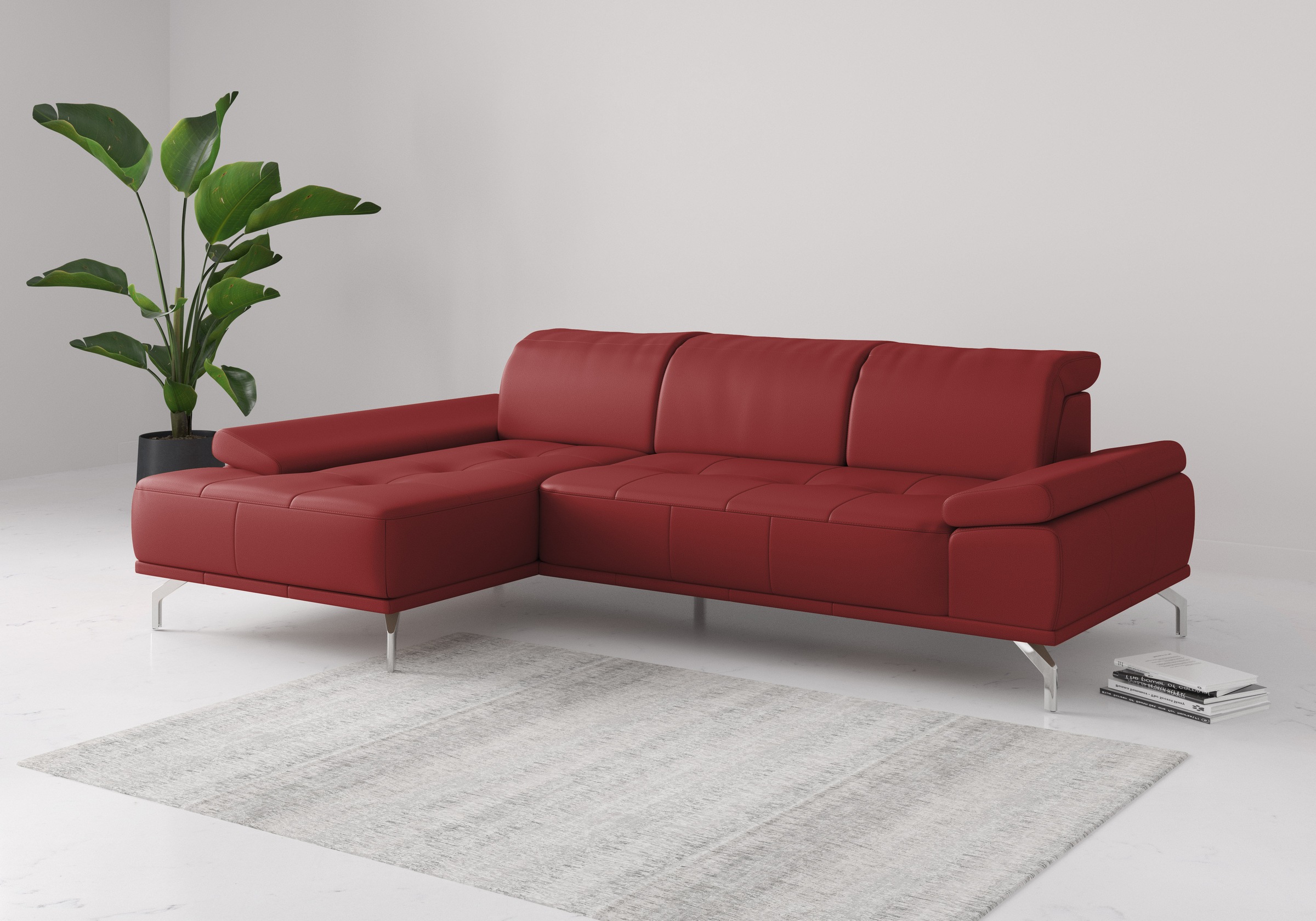 PLACES OF STYLE Ecksofa "Caluna" Inkl.Sitztiefenverstellung, wahlweise mit günstig online kaufen