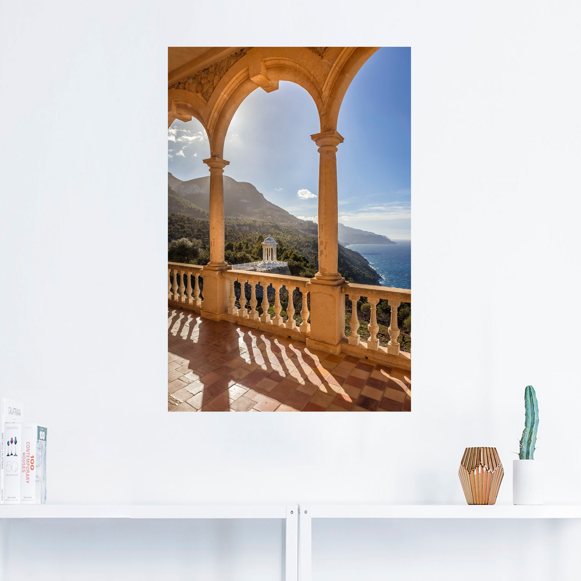 Artland Wandbild »Herrenhaus Son Marroig Küste, Mallorca«, Elemente der Architektur, (1 St.), als Alubild, Outdoorbild, Wandaufkleber in verschied. Größen