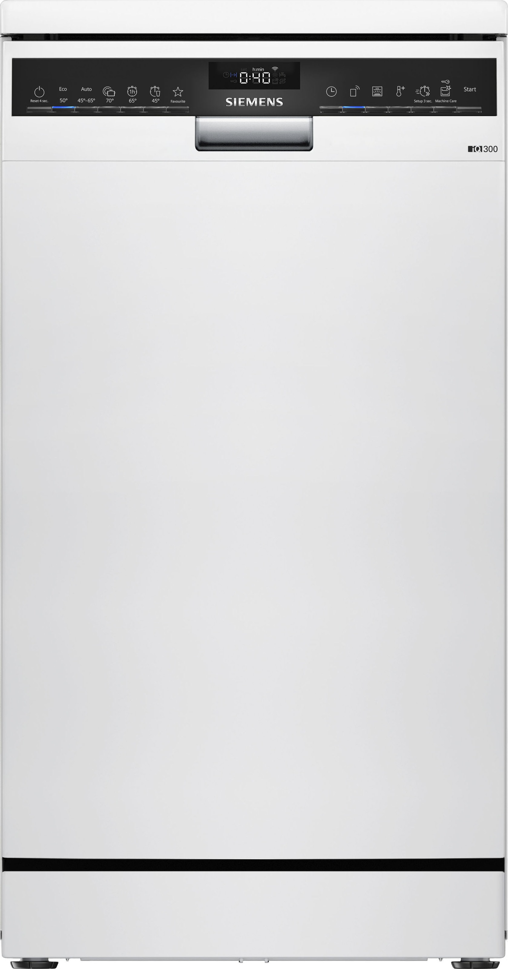 SIEMENS Standgeschirrspüler iQ300 »SR23EW24KE« 10 Maßgedecke weiß Behalten Sie Ihren Geschirrspüler stets im Blick - Remote Monitoring.