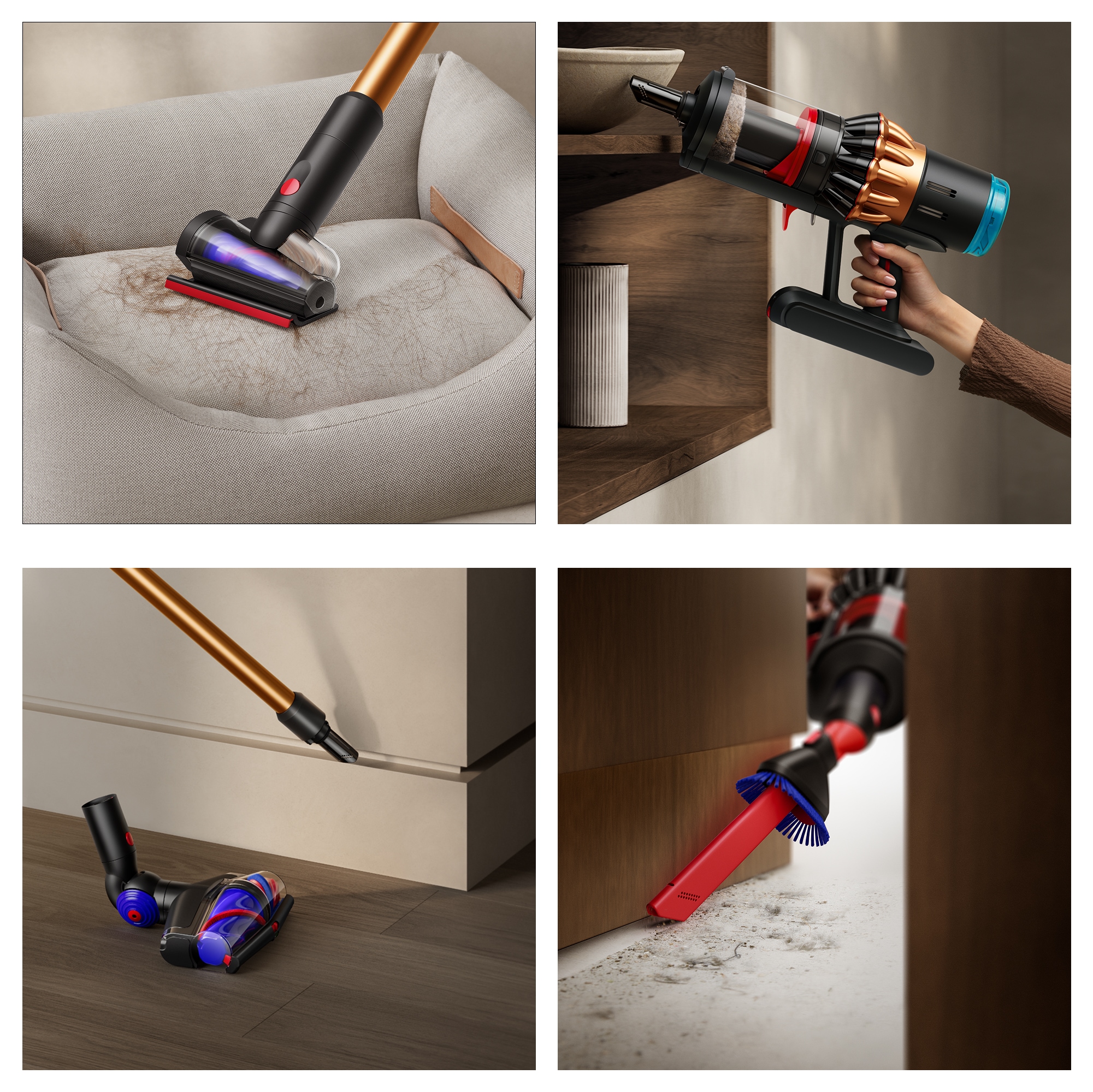 DYSON Akku-Hand-und Stielstaubsauger »V16 (DS60) Piston Animal Submarine™, 900W, bis zu 70 Minuten Laufzeit«