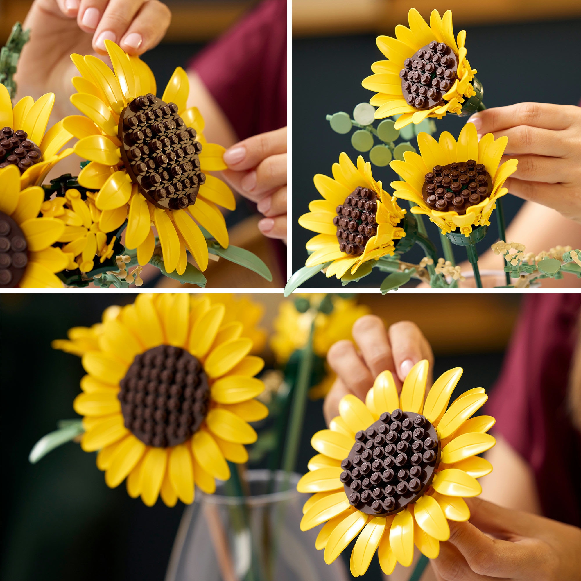 LEGO® Konstruktionsspielsteine »Sonnenblumen (11502), LEGO Botanicals«