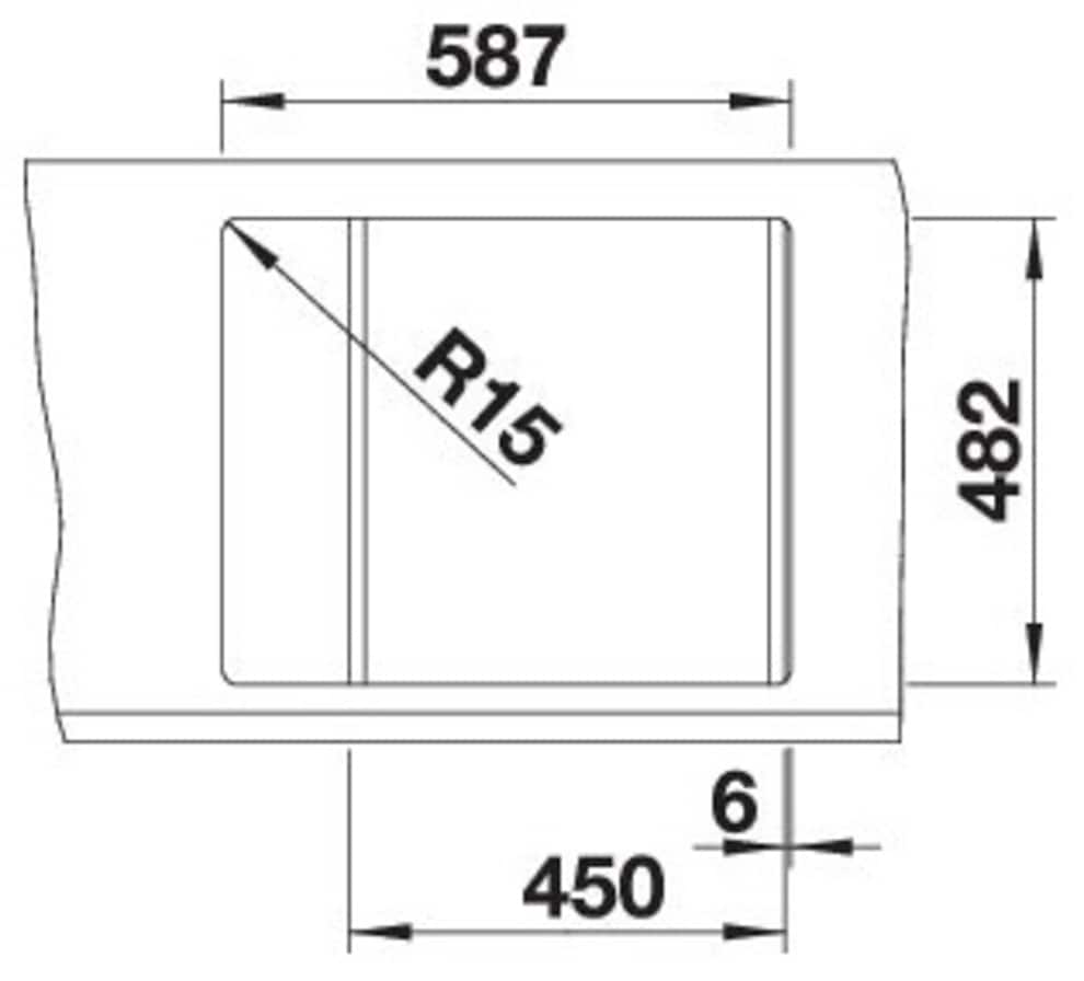 Blanco Einbauspüle »TIPO 45 S Mini« 1 Stk. tlg. zum wechselseitigen Einbau geeignet