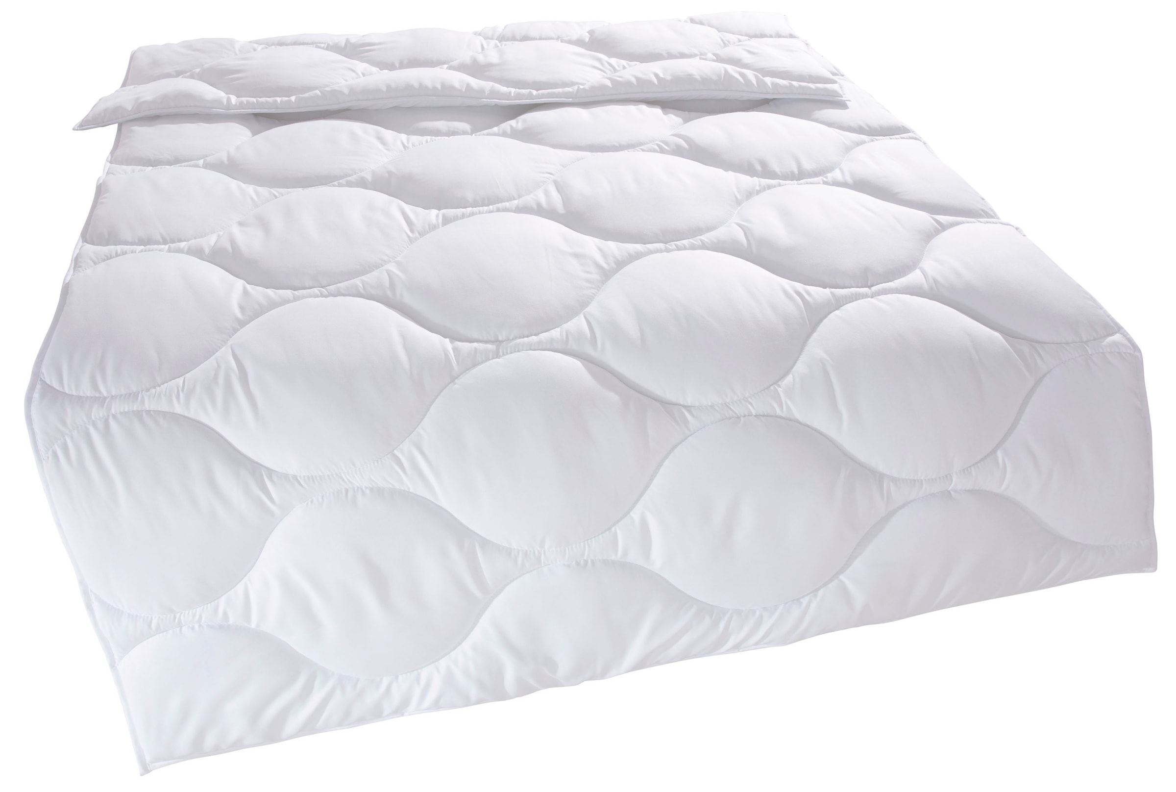 Home affaire Microfaserbettdecke »Angly, Bettdecke 135x200 cm und 155x220 cm«, normal, Füllung Polyester, Bezug Polyester, (1 St.), Bettdecken, Sommer, Winter, Decke, Allergiker geeignet (Hausstaub)