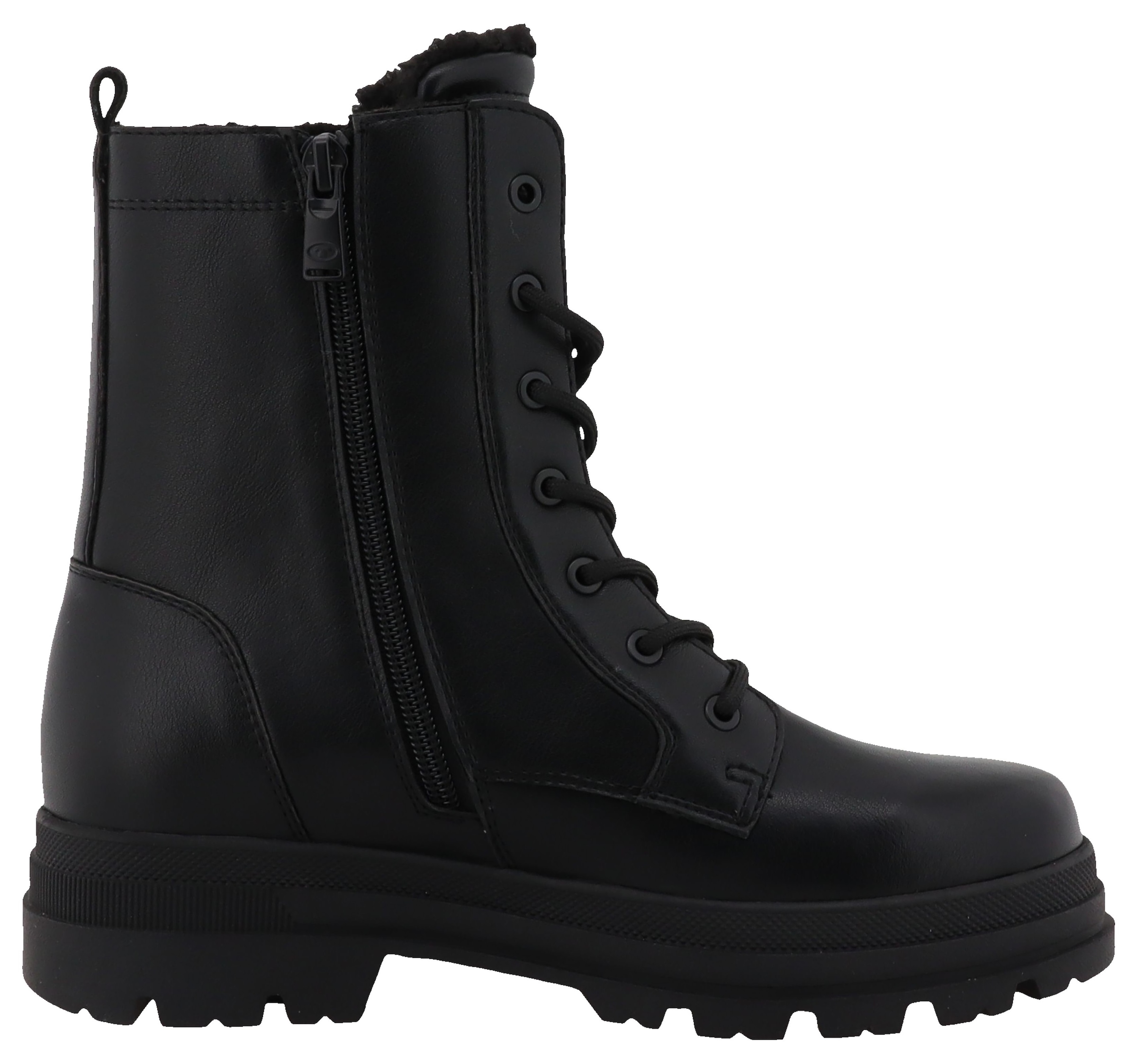 TOM TAILOR Winterstiefelette  Winterboots, Schnürboots mit Blockabsatz
