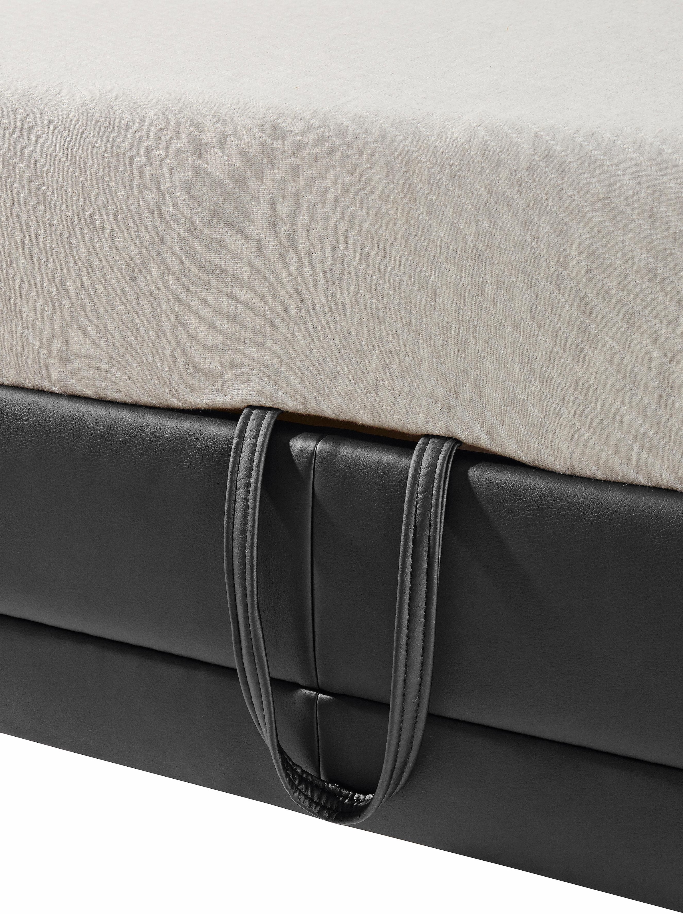 exxpo - sofa fashion Ecksofa »Lotos, bequem und funktionell, L-Form«, mit Kopf- bzw. Rückenverstellung, wahlweise mit Bettfunktion