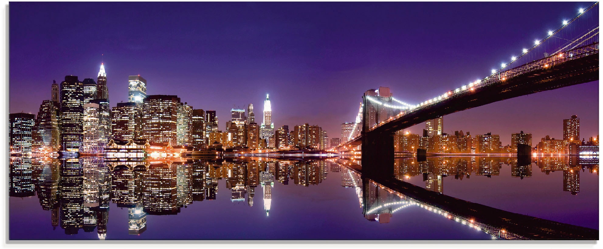 Artland Glasbild »New York Skyline«, Amerika, (1 St.), in verschiedenen Grö günstig online kaufen