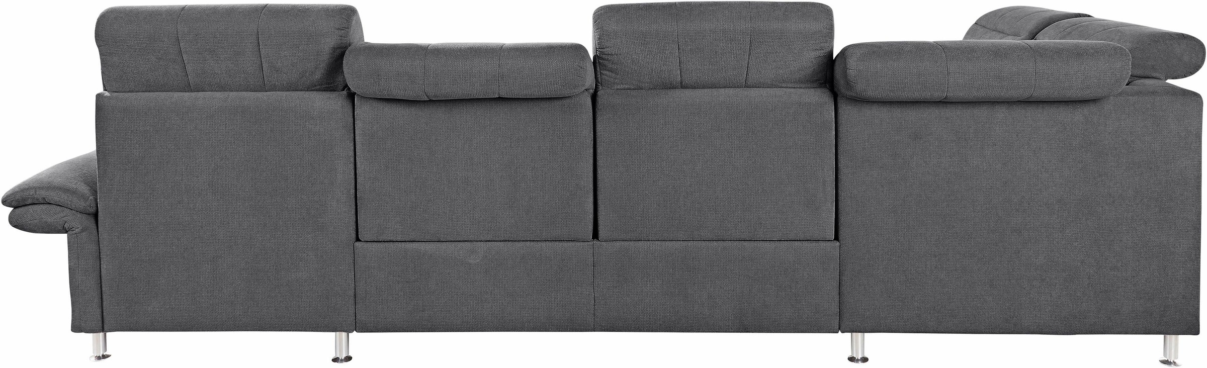 Places of Style Wohnlandschaft »Manhattan U-Form«, 2 Sitze mit elektrischer Relaxfunktion, verstellbare Armlehnen
