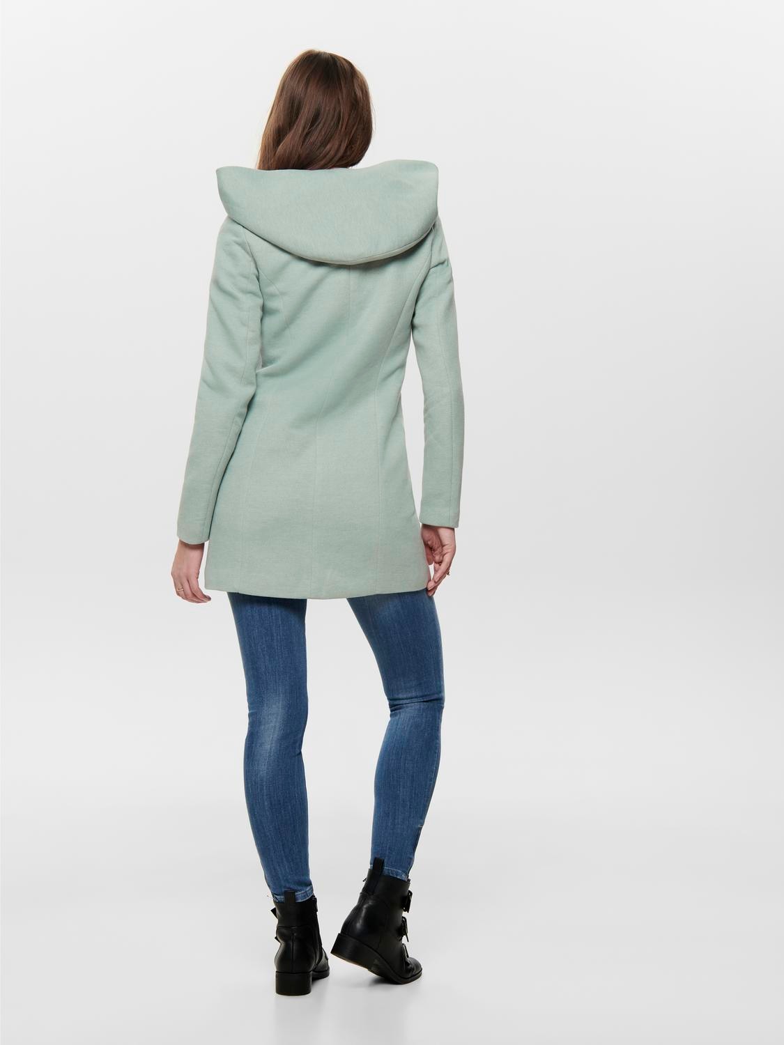 ONLY Langjacke »ONLSEDONA LIGHT COAT OTW NOOS«, mit Kapuze, in melierter Optik