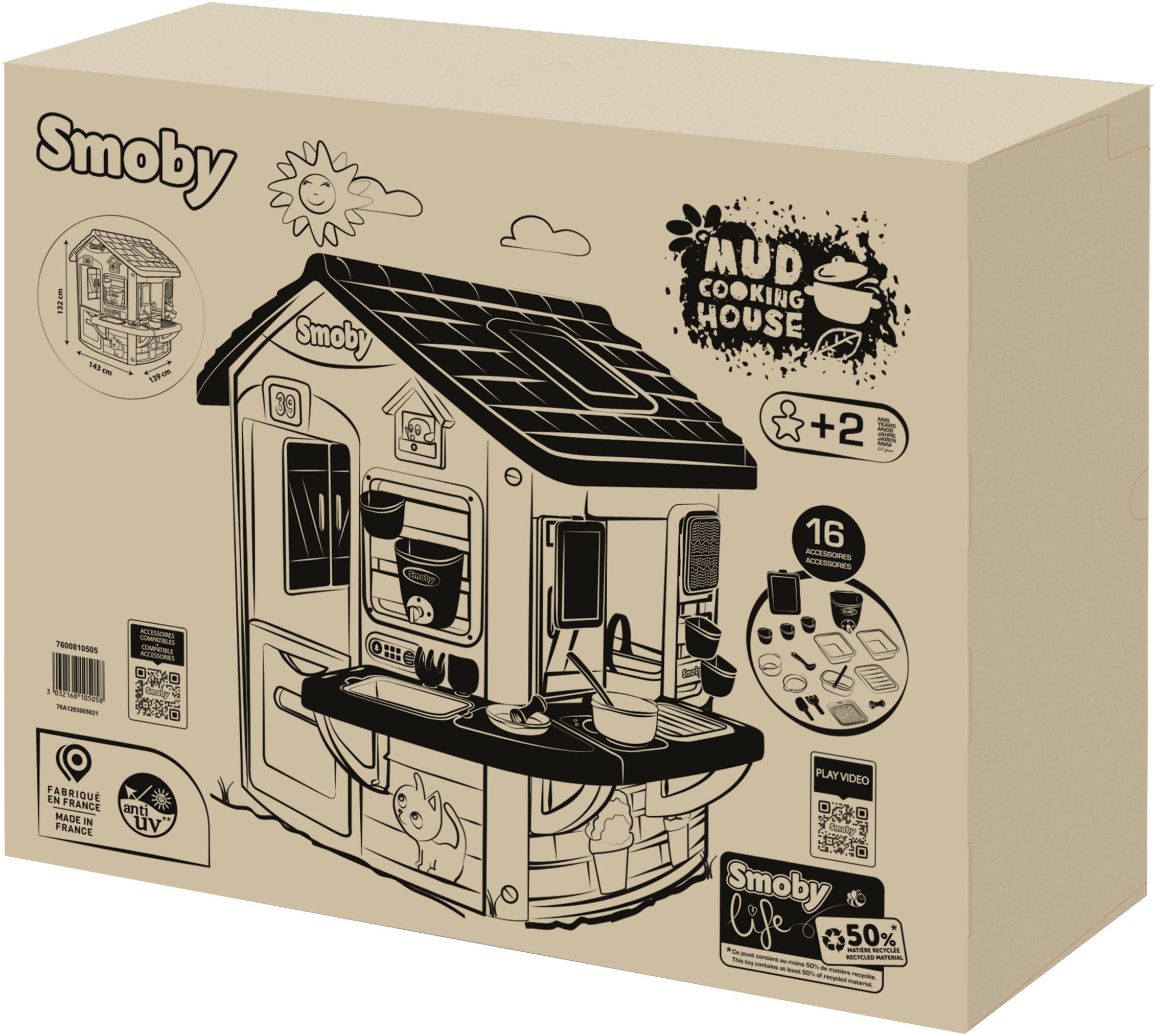 Smoby Outdoor-Spielküche »Smoby Life Matschküche«