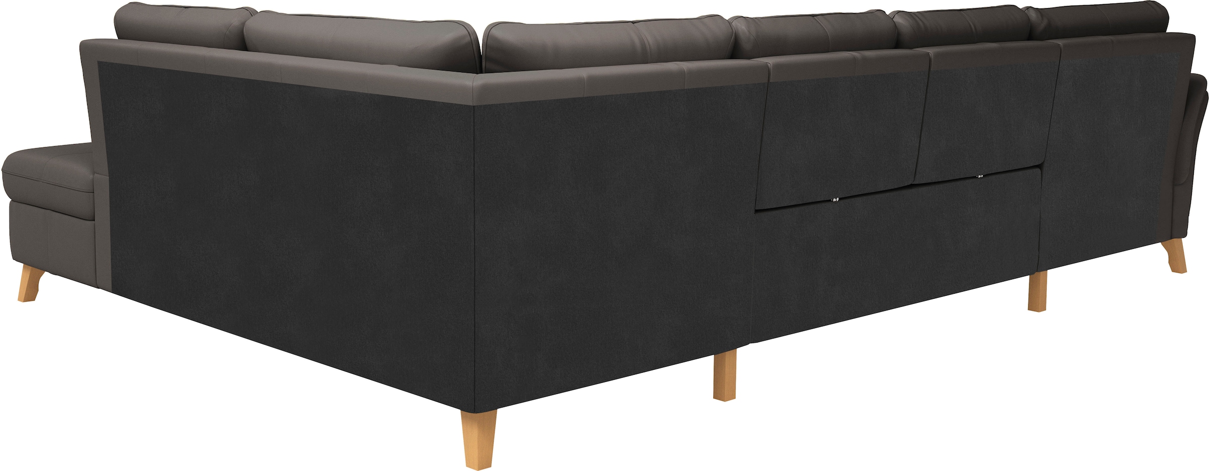 sit&more Wohnlandschaft »Göteborg«, inkl. Sitztiefenverstellung, wahlweise mit Bettfunktion & Bettkasten