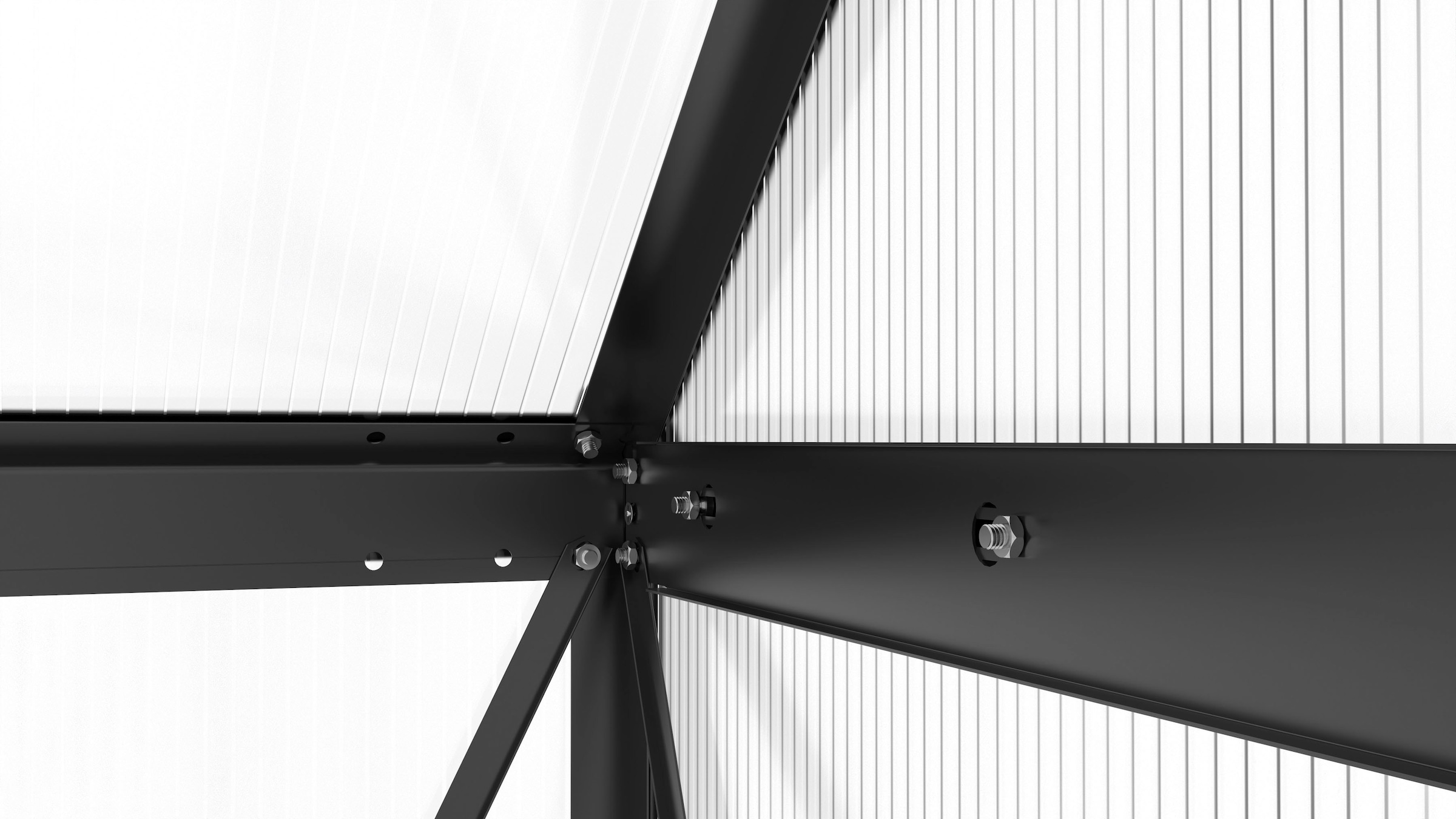 KONIFERA Gewächshaus mit Fundamentrahmen