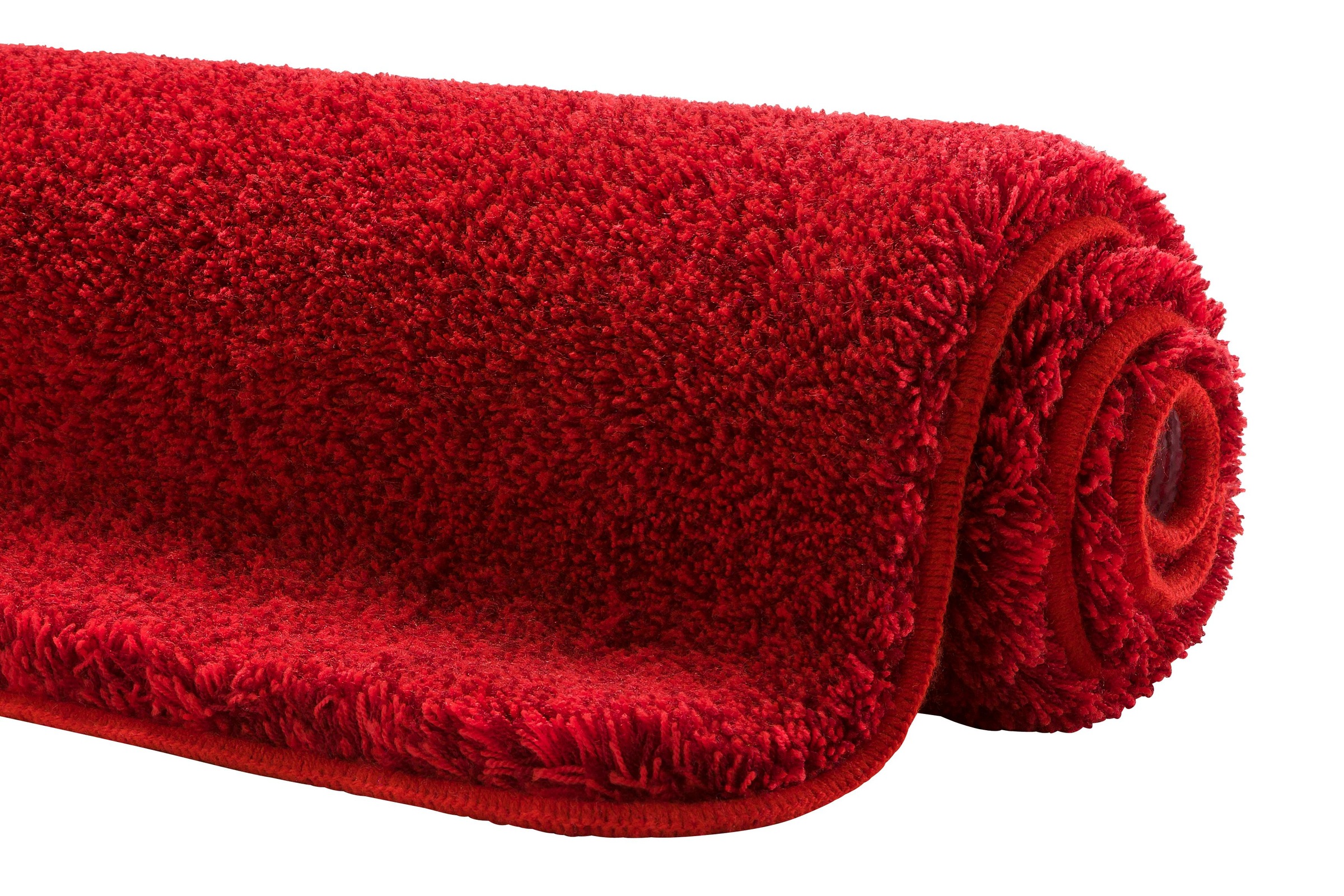 Grund Badematte »Melos, Badvorleger, Badezimmer Teppich, sehr weich«, rutschhemmend beschichtet, fußbodenheizungsgeeignet, melierte Optik, sehr weicher Flor, Melange-Effekt, Made in Europe