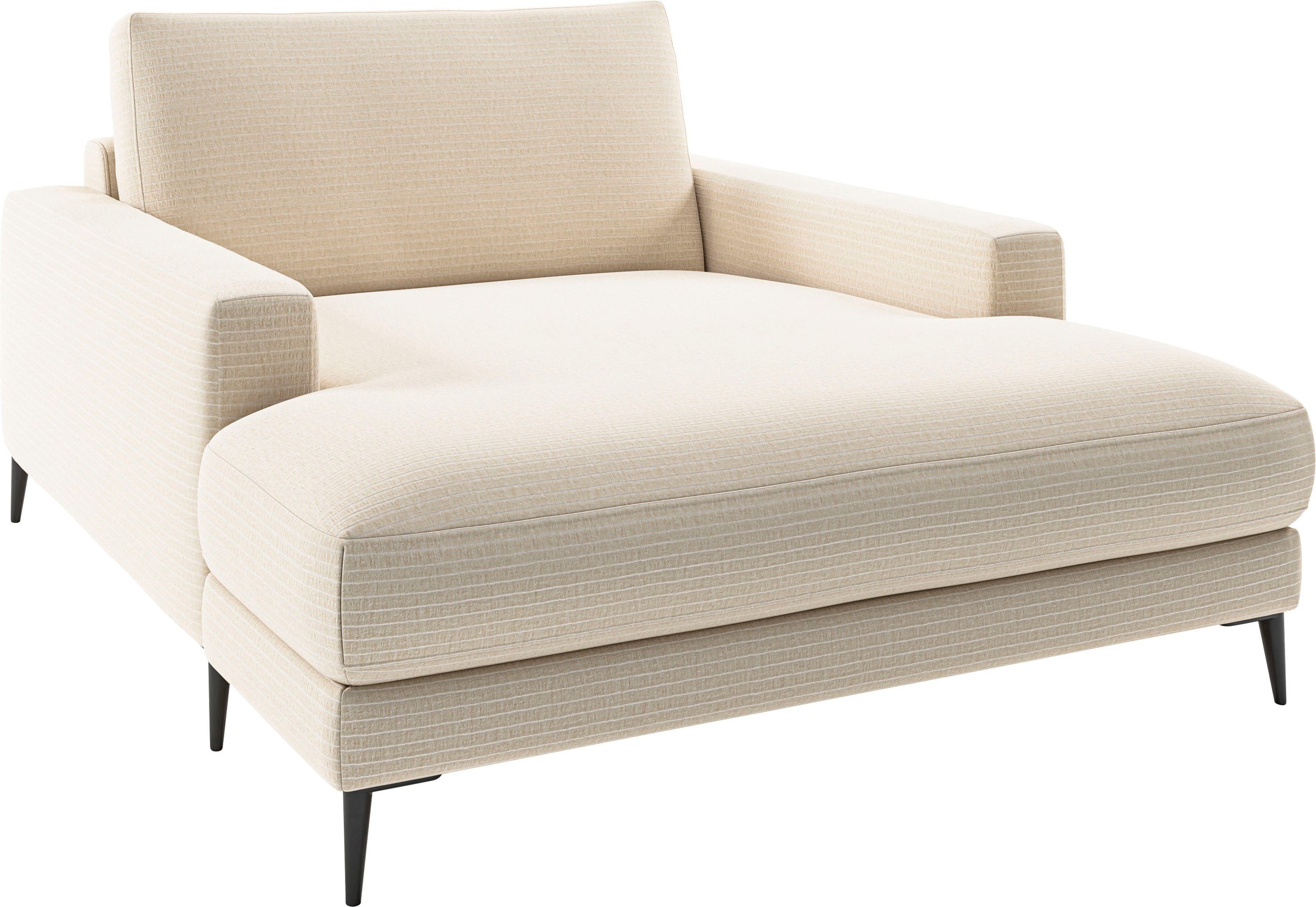 INOSIGN Chaiselongue »Downtown Loungemöbel zum Relaxen, B/T/H: 132/170/84 cm«, auch in Bouclé, Cord und Easy care - leicht mir Wasser zu reinigen