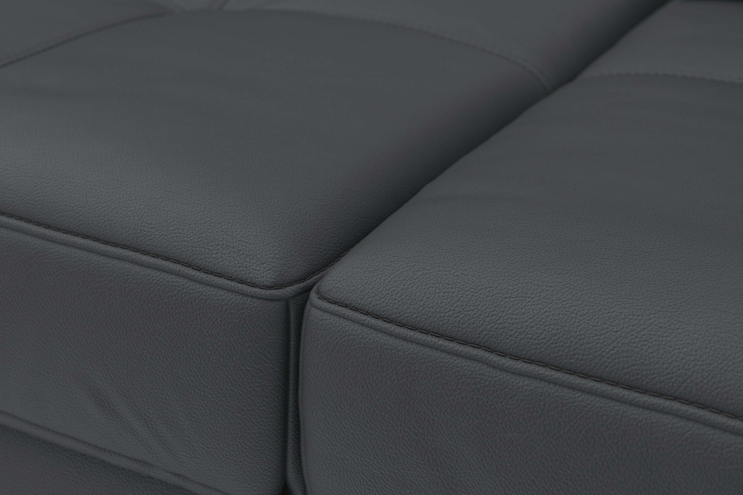 Places of Style Ecksofa Costello, mit Sitztiefenverstellung und Armlehnfunktion, incl. 3 Nierenkissen
