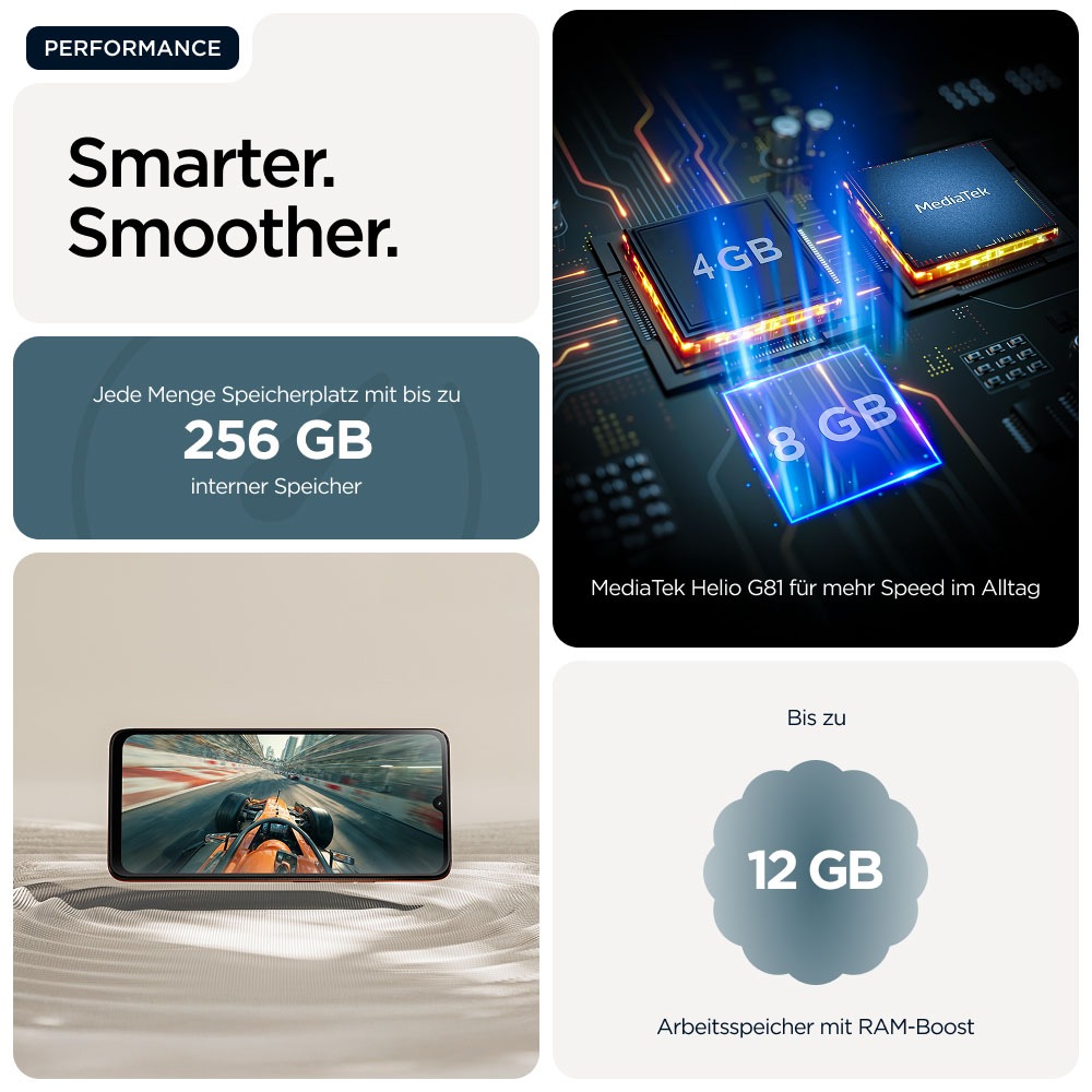 Motorola Smartphone »moto g06 128GB« PANTONE® Tapestry