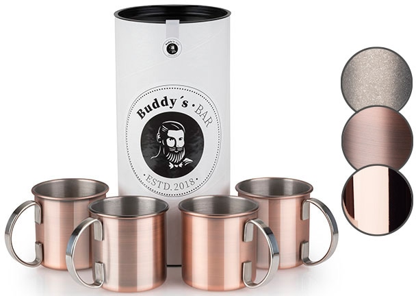 Buddy's Becher »Buddy´s Bar«, (Set, 4 tlg.), Moscow Mule Becher, 450 ml, ho günstig online kaufen