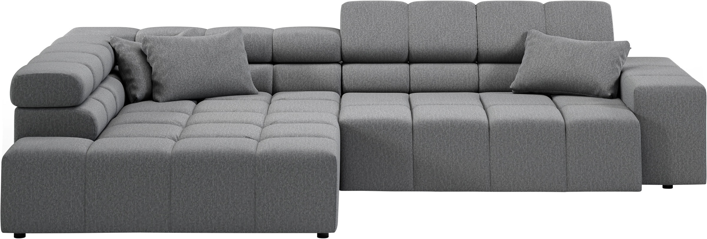 INOSIGN Ecksofa »Ancona incl. Kopfteilverstellung, OTTOs Choice, Breite 319cm, L-Form«, wahlweise motorische Sitztiefenverstellung, auch in Cord + Easy Care