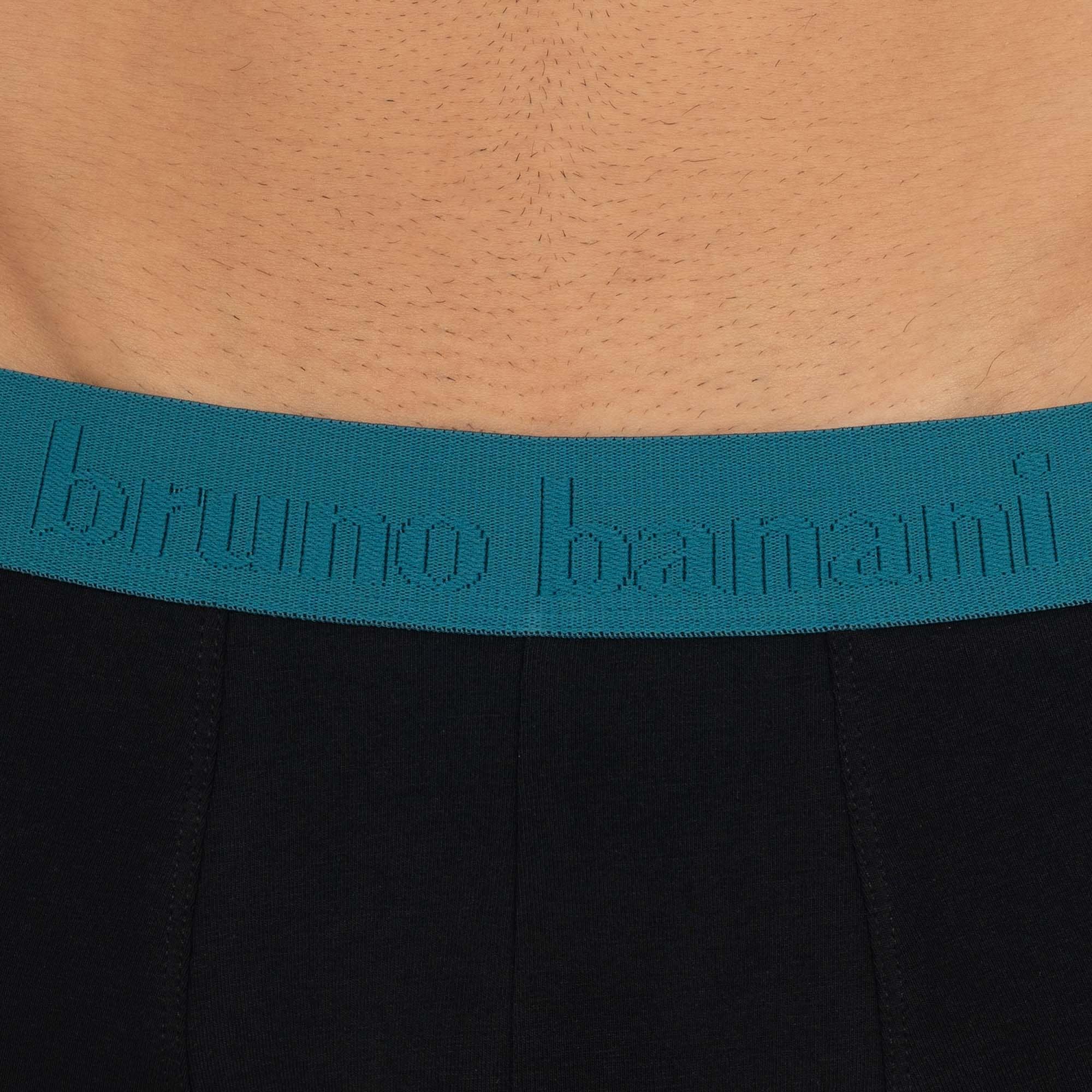 Bruno Banani Boxershorts »FLOWING«, (2er Pack), mit kontrastfarbenem Bündchen