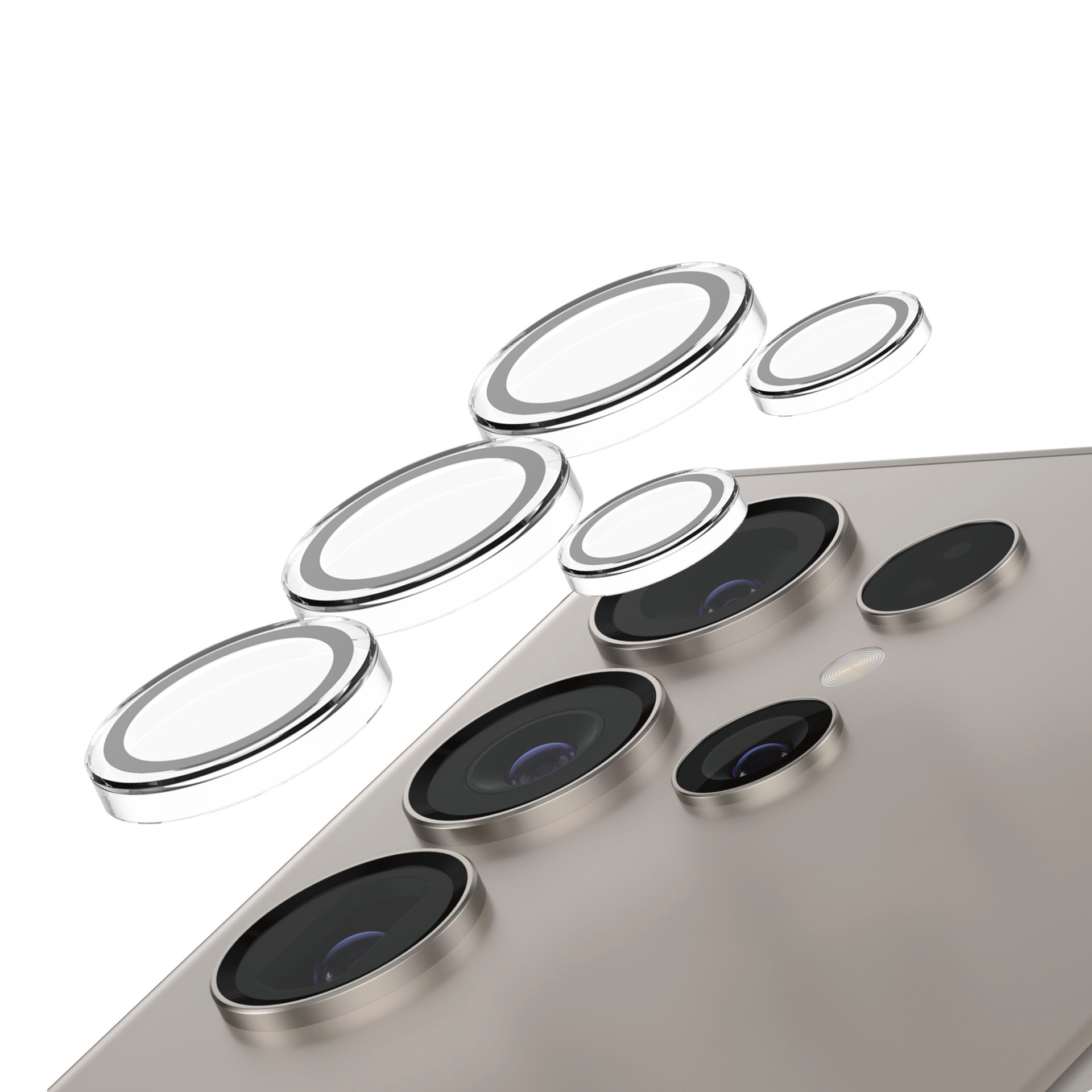 SAFE by PanzerGlass Kameraschutzglas »Camera Lens Protection« für Samsung Galaxy S25 Ultra Kameraschutz, Schutzfolie, Schutzglas, kratz- & stoßfest